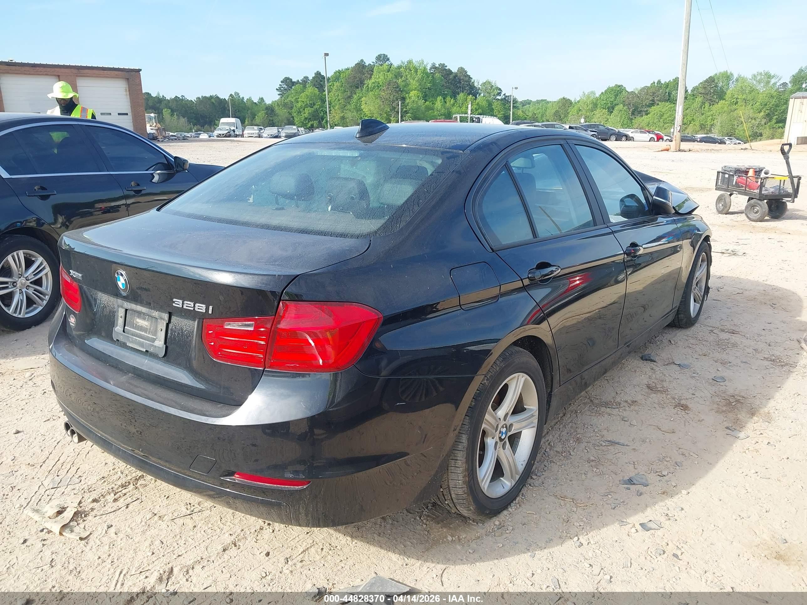2015 Bmw 328i Xdrive Black vin: WBA3B5C51FP653994