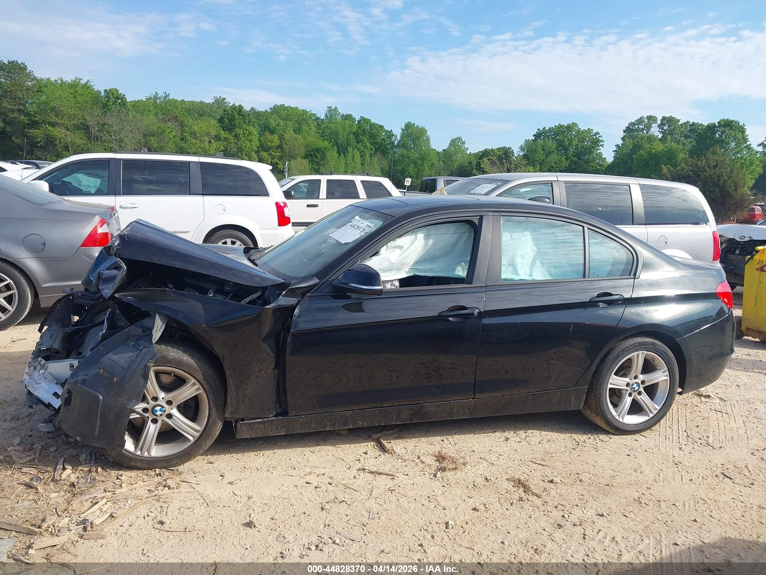 2015 Bmw 328i Xdrive Black vin: WBA3B5C51FP653994
