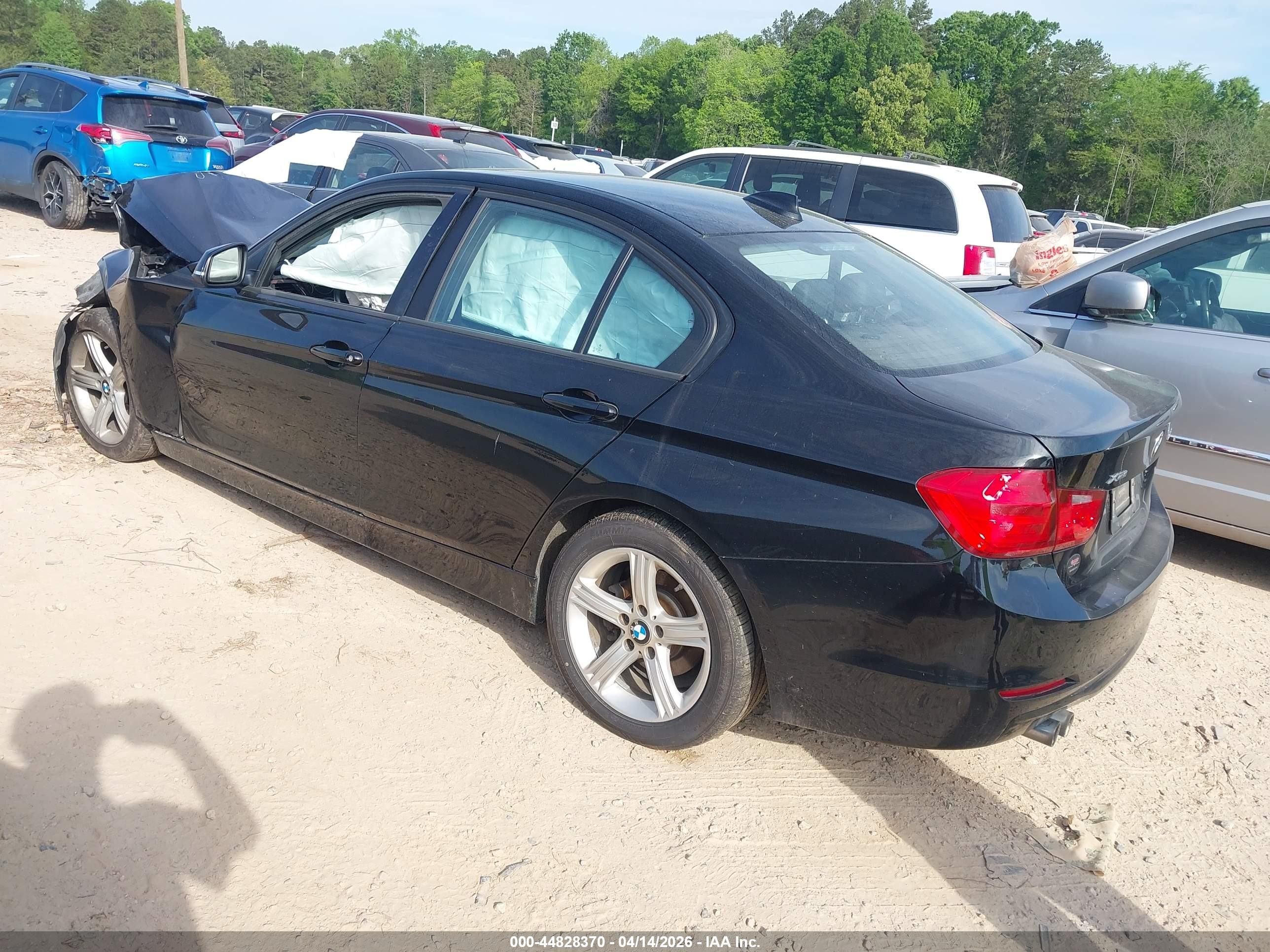 2015 Bmw 328i Xdrive Black vin: WBA3B5C51FP653994