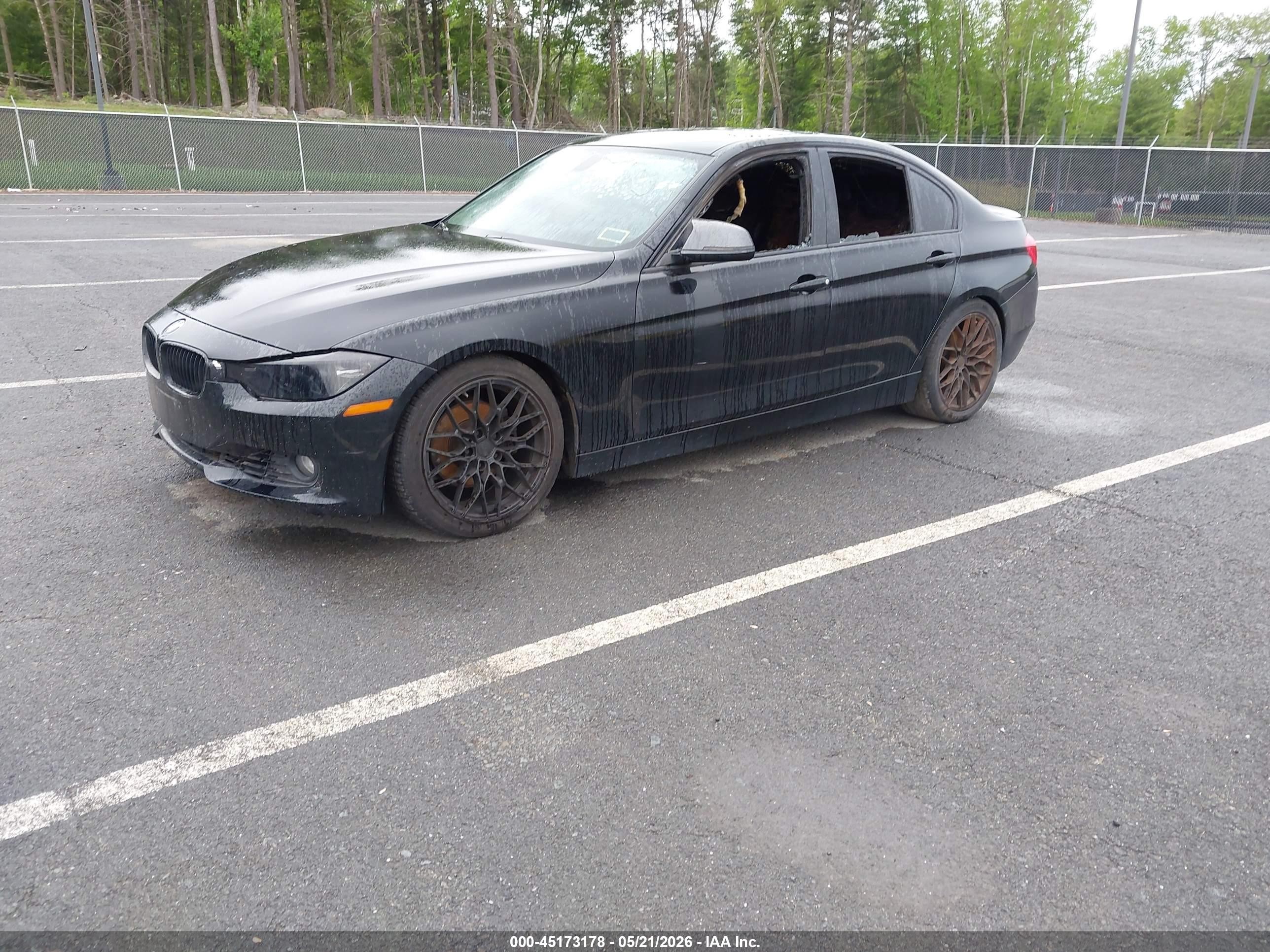 2013 Bmw 328i Xdrive Black vin: WBA3B5C52DF593758