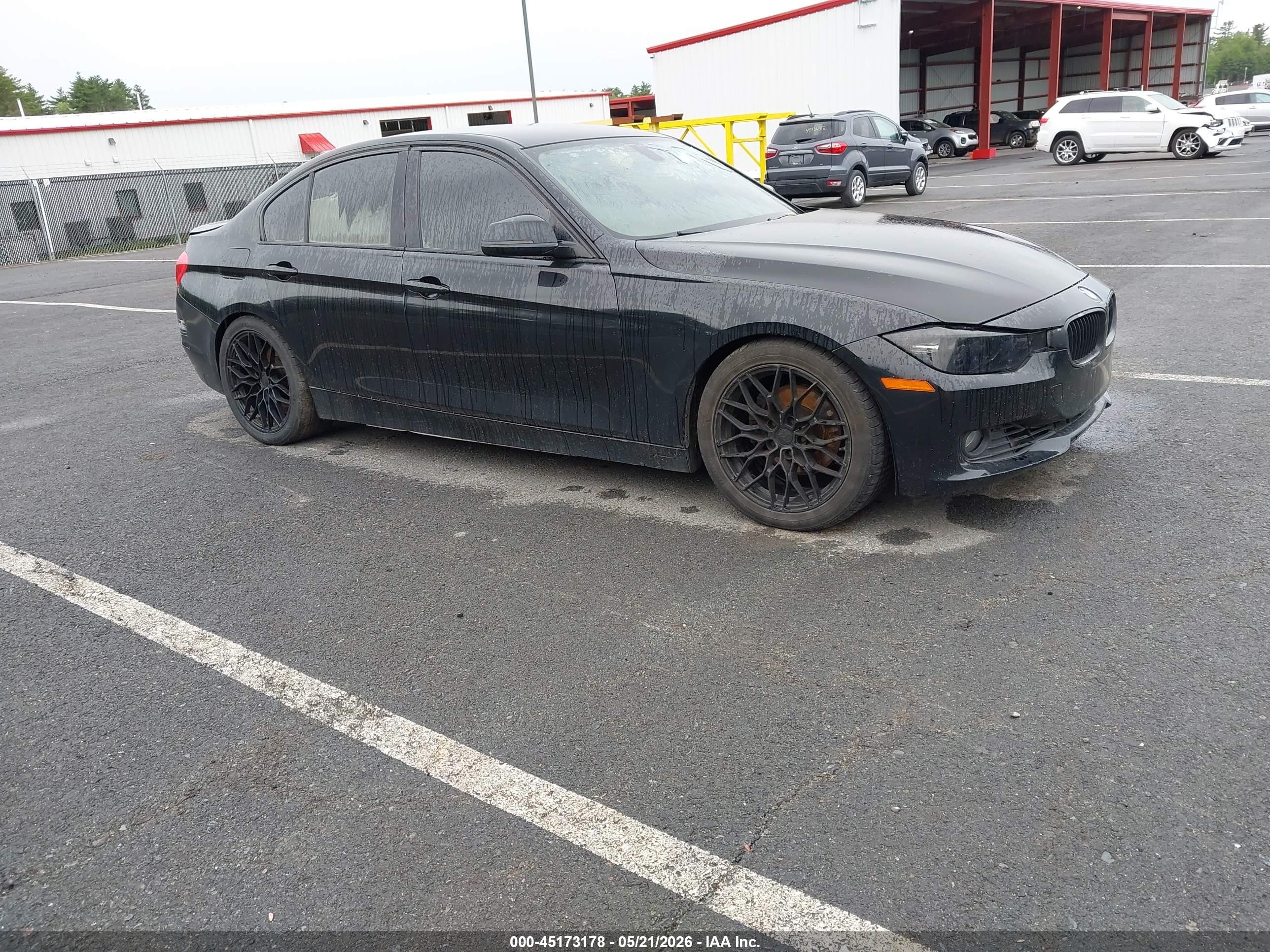 2013 Bmw 328i Xdrive Black vin: WBA3B5C52DF593758