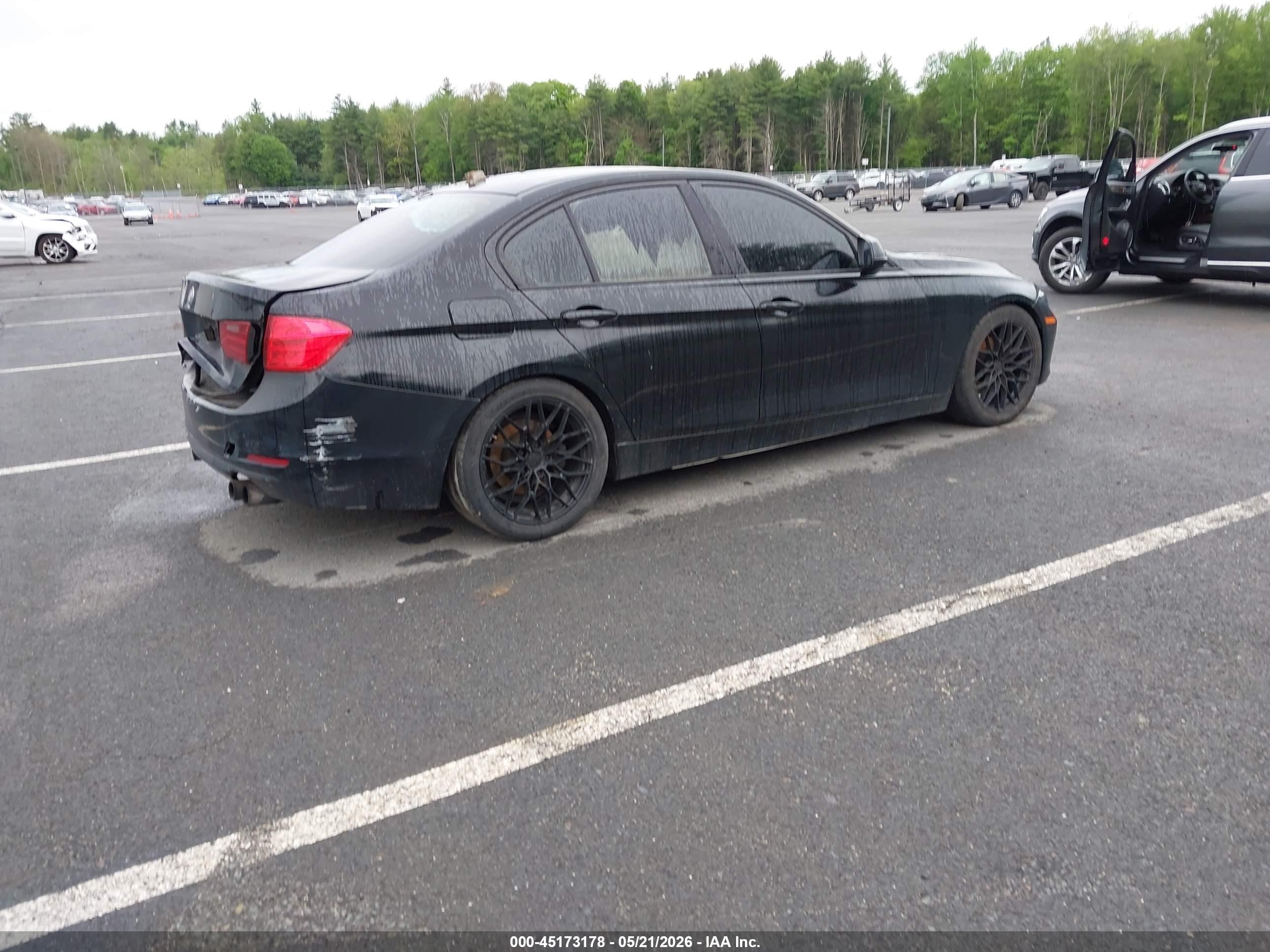 2013 Bmw 328i Xdrive Black vin: WBA3B5C52DF593758