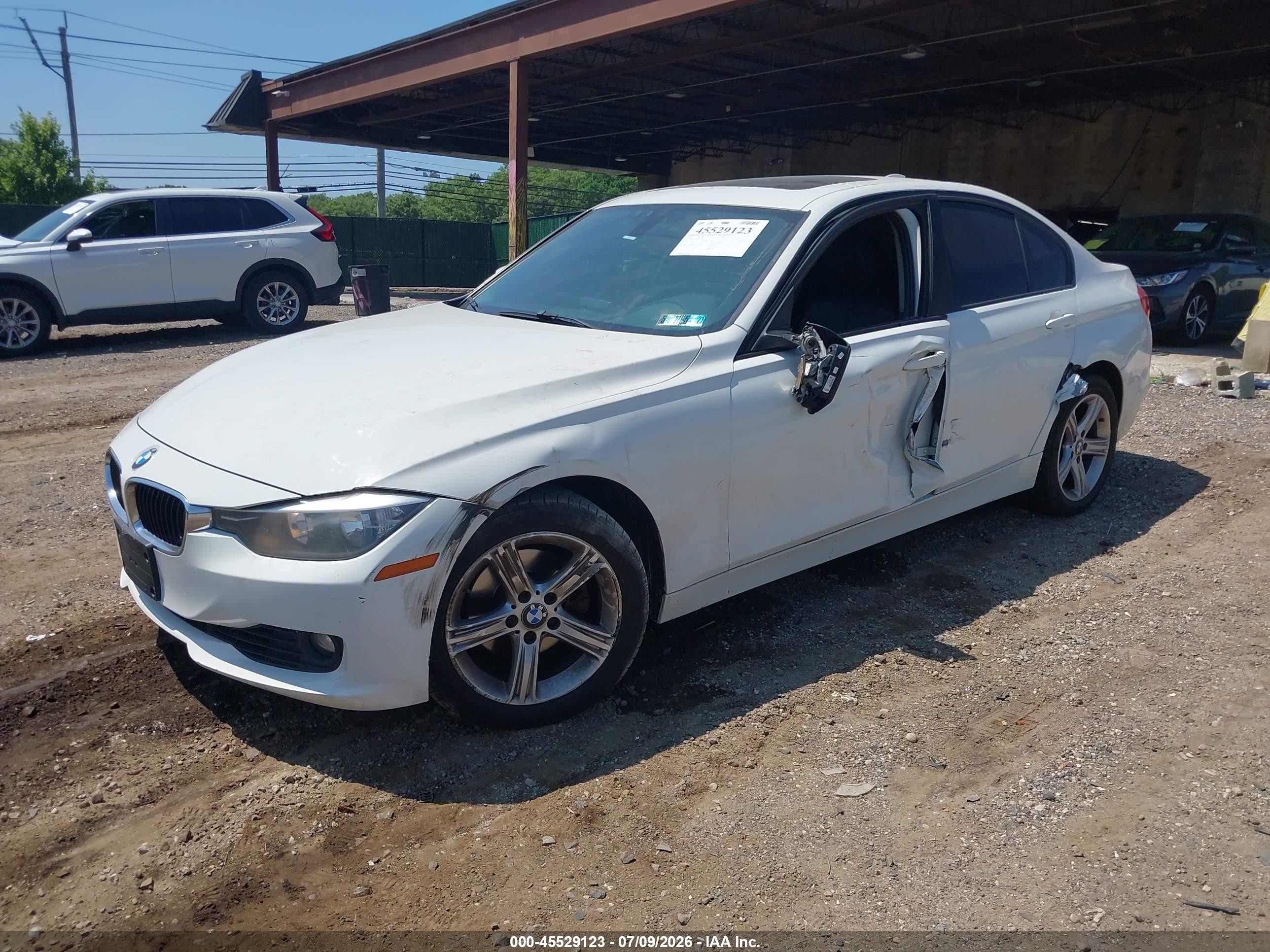 2014 Bmw 328i Xdrive White vin: WBA3B5C52EF599724