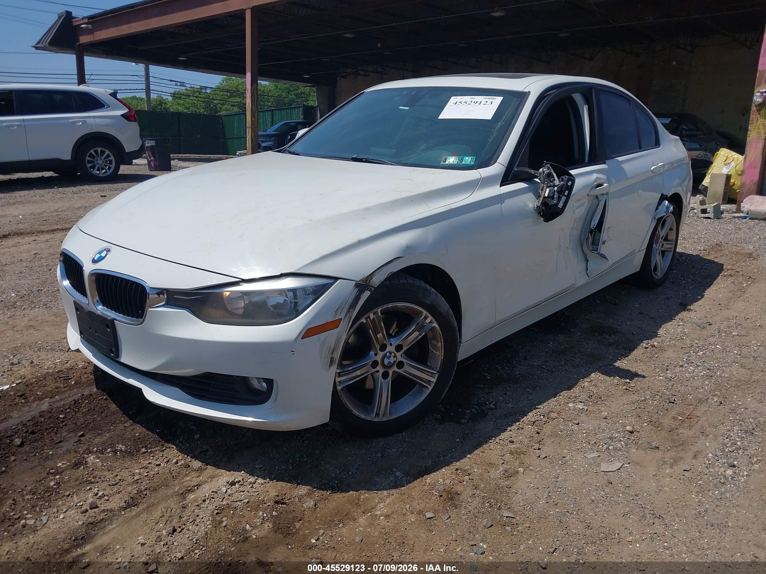 2014 Bmw 328i Xdrive White vin: WBA3B5C52EF599724