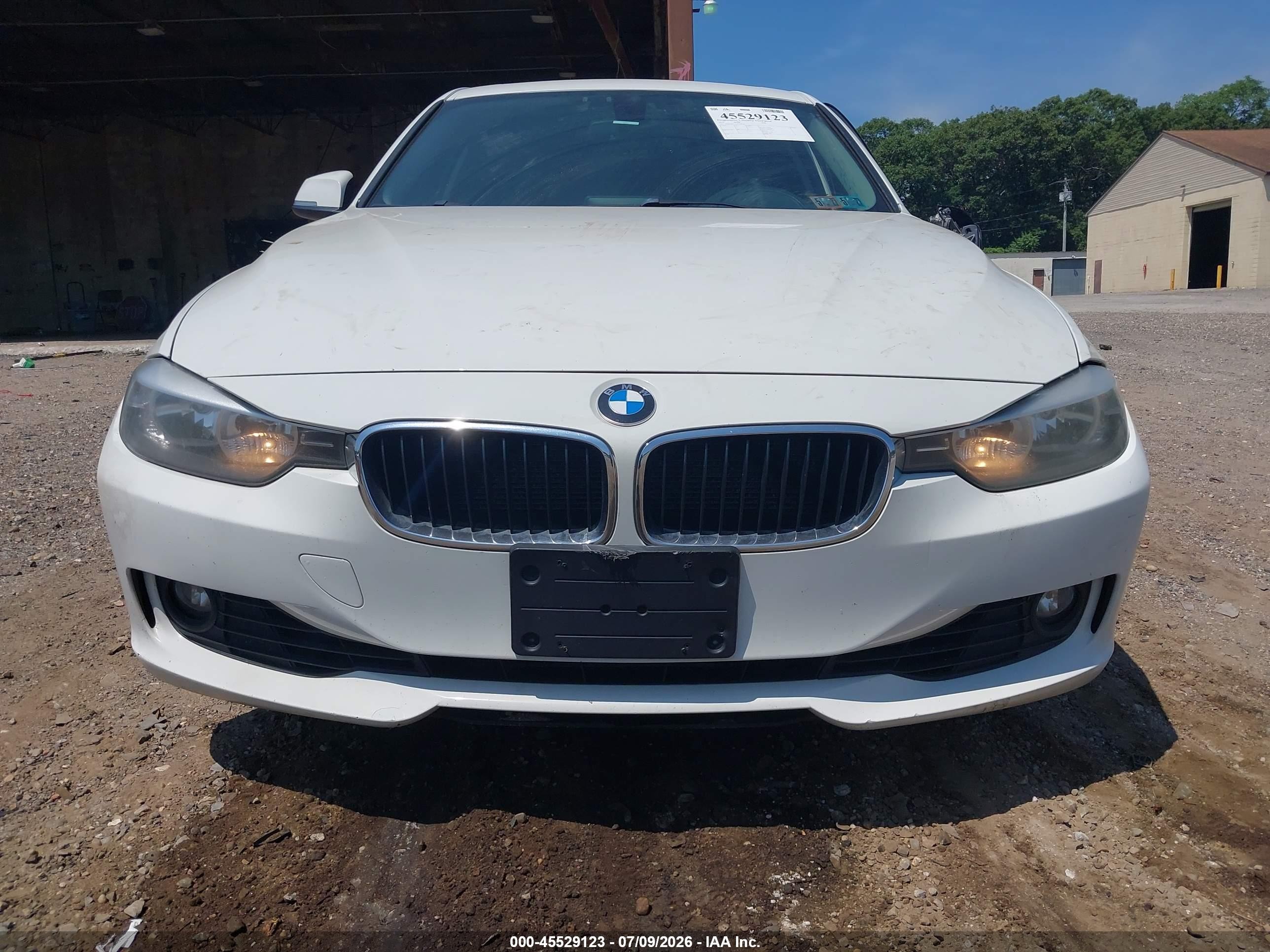 2014 Bmw 328i Xdrive White vin: WBA3B5C52EF599724