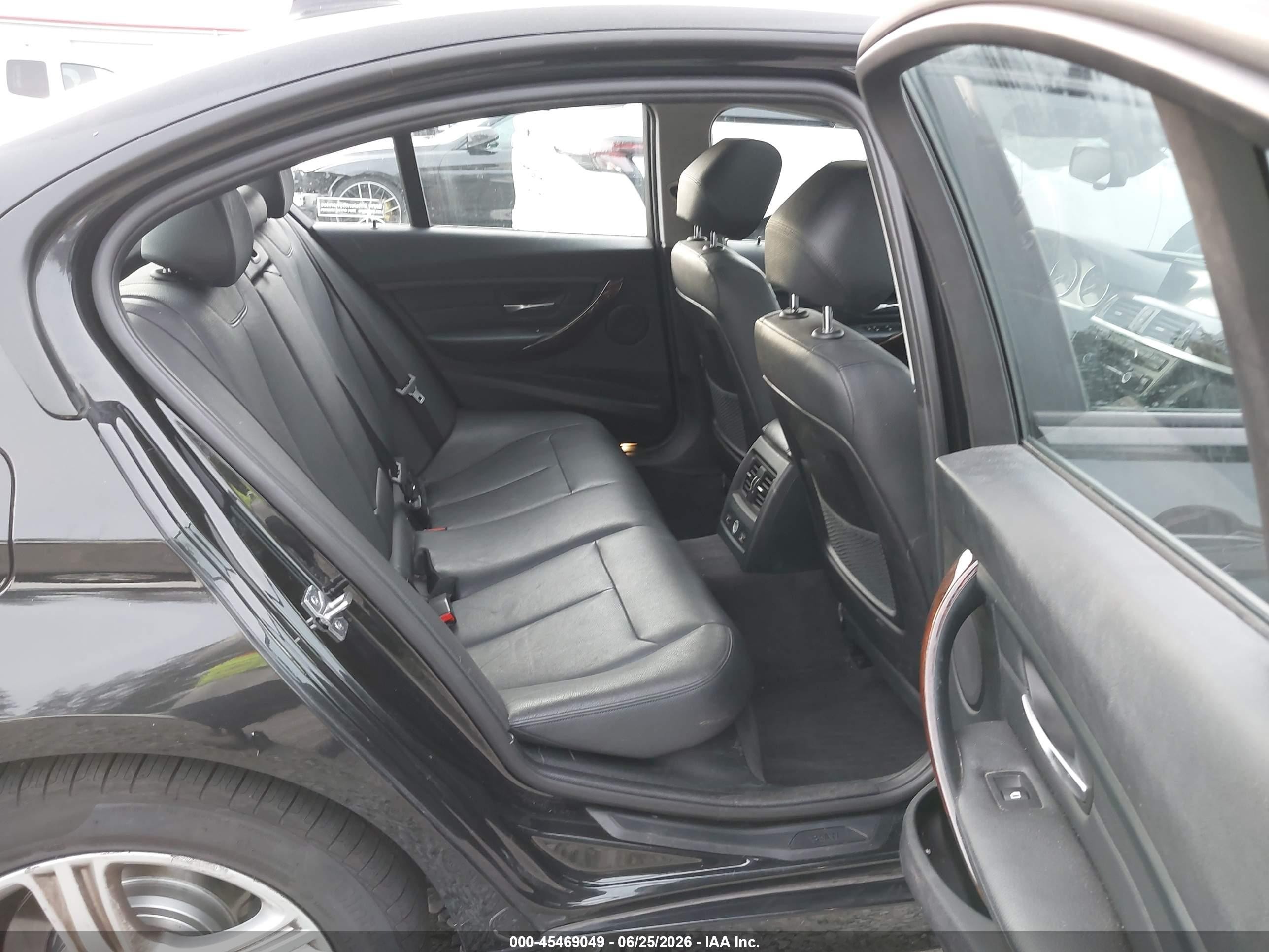 2014 Bmw 328i Xdrive Black vin: WBA3B5C52EF958666
