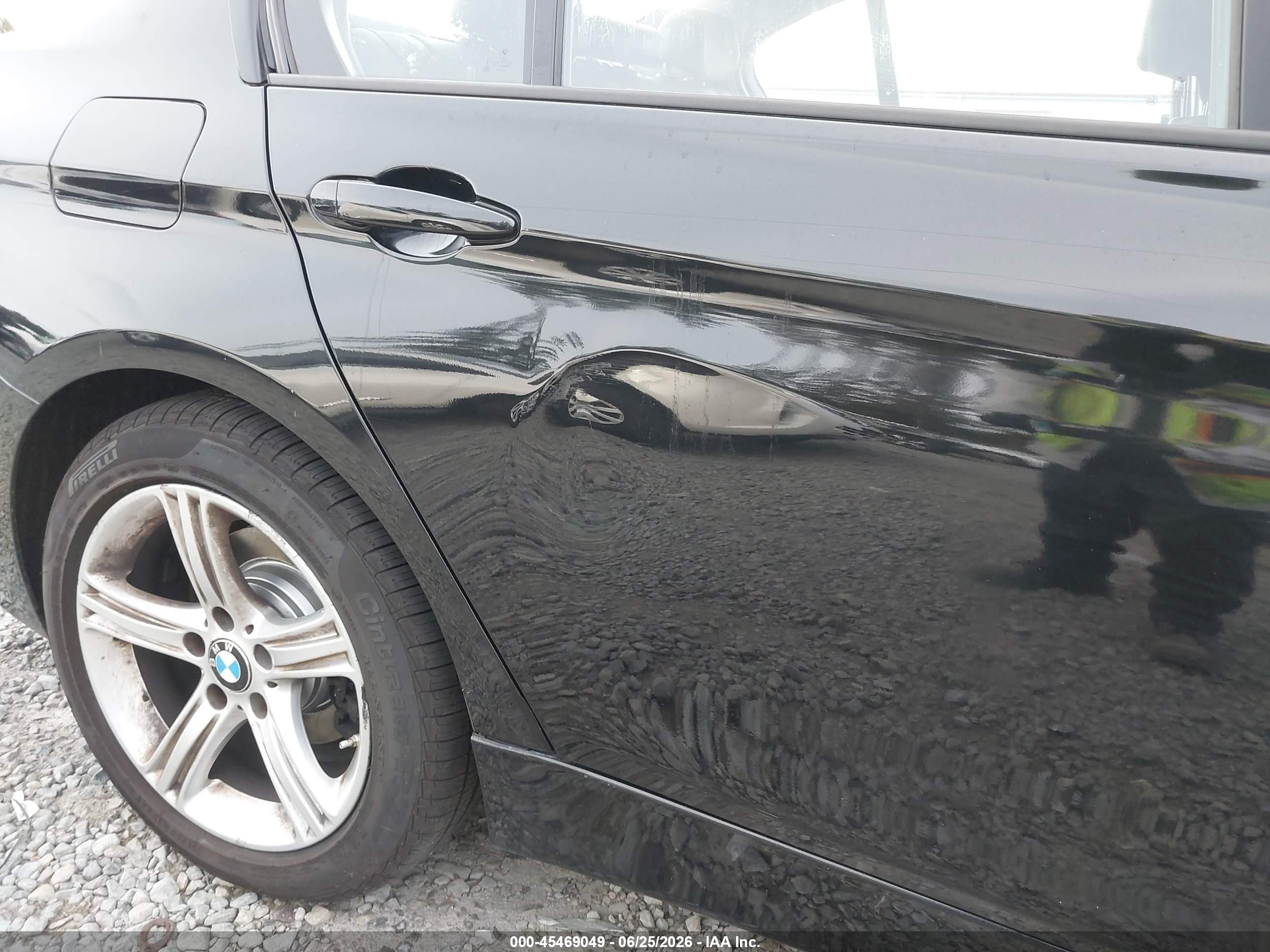 2014 Bmw 328i Xdrive Black vin: WBA3B5C52EF958666