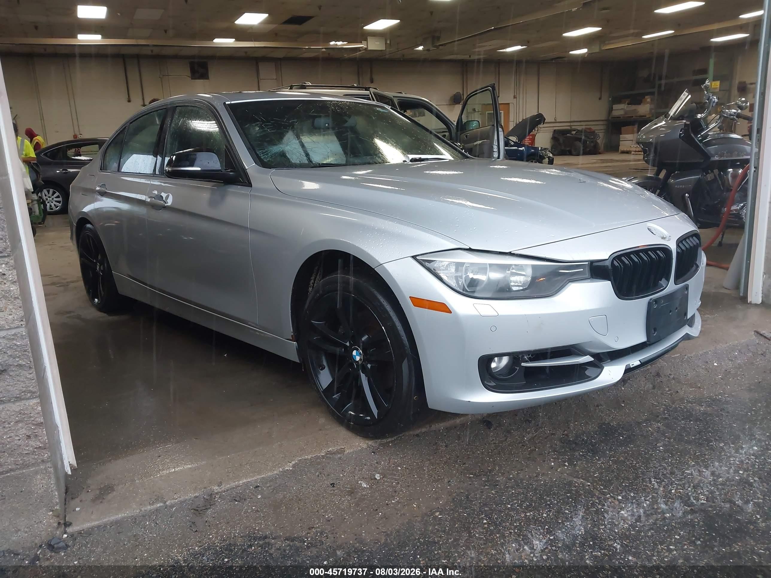 2014 Bmw 328i Xdrive Silver vin: WBA3B5C52EP540778