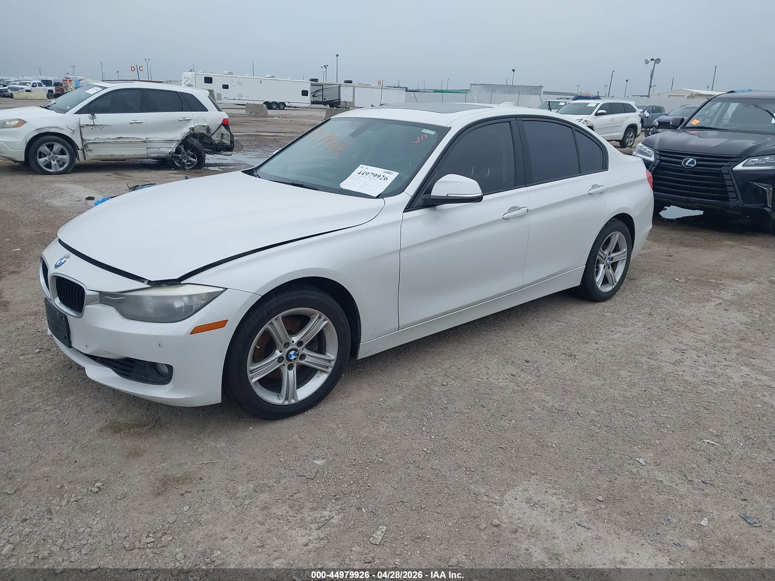 2014 Bmw 328i Xdrive White vin: WBA3B5C52EP541154