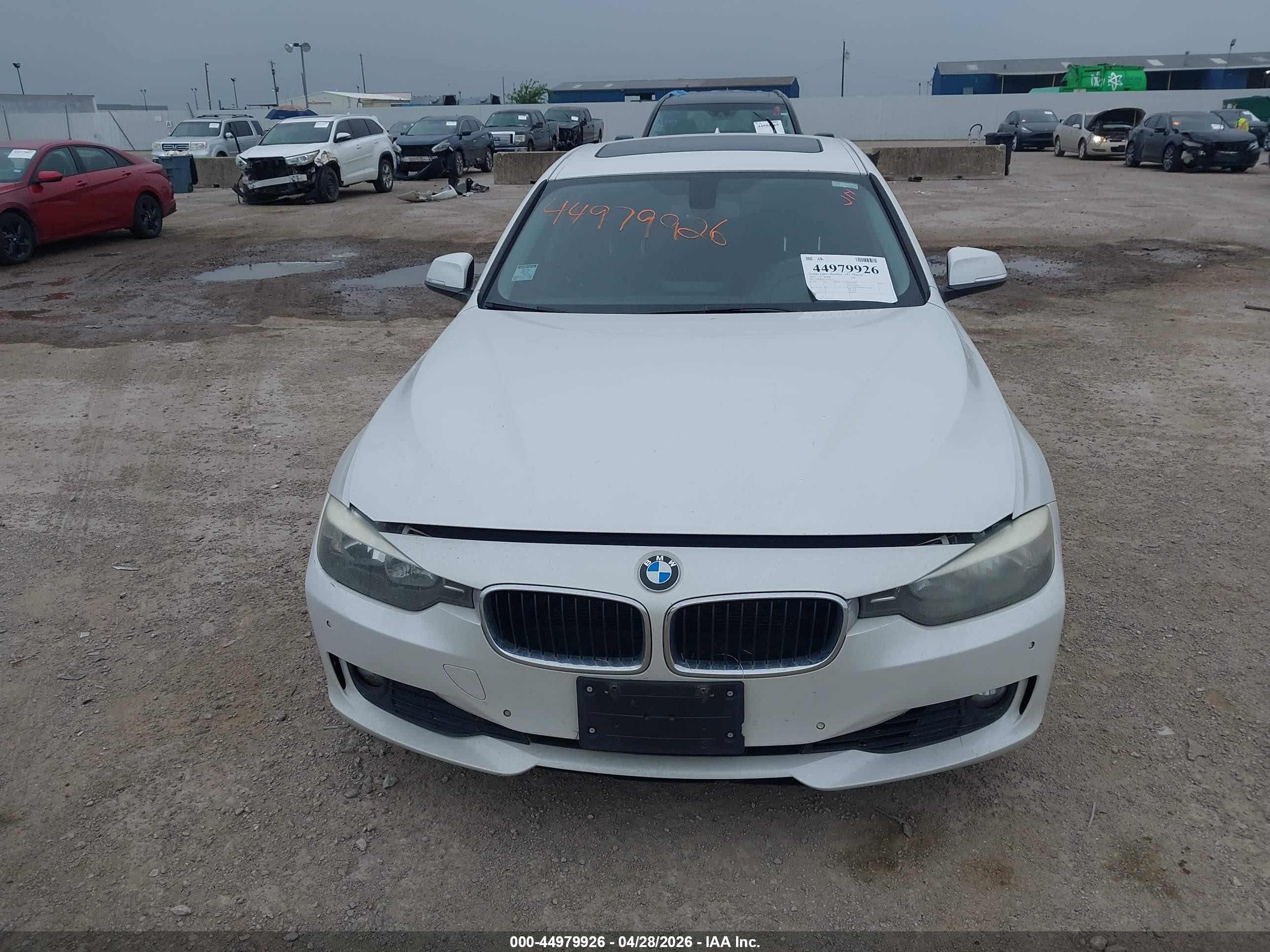 2014 Bmw 328i Xdrive White vin: WBA3B5C52EP541154