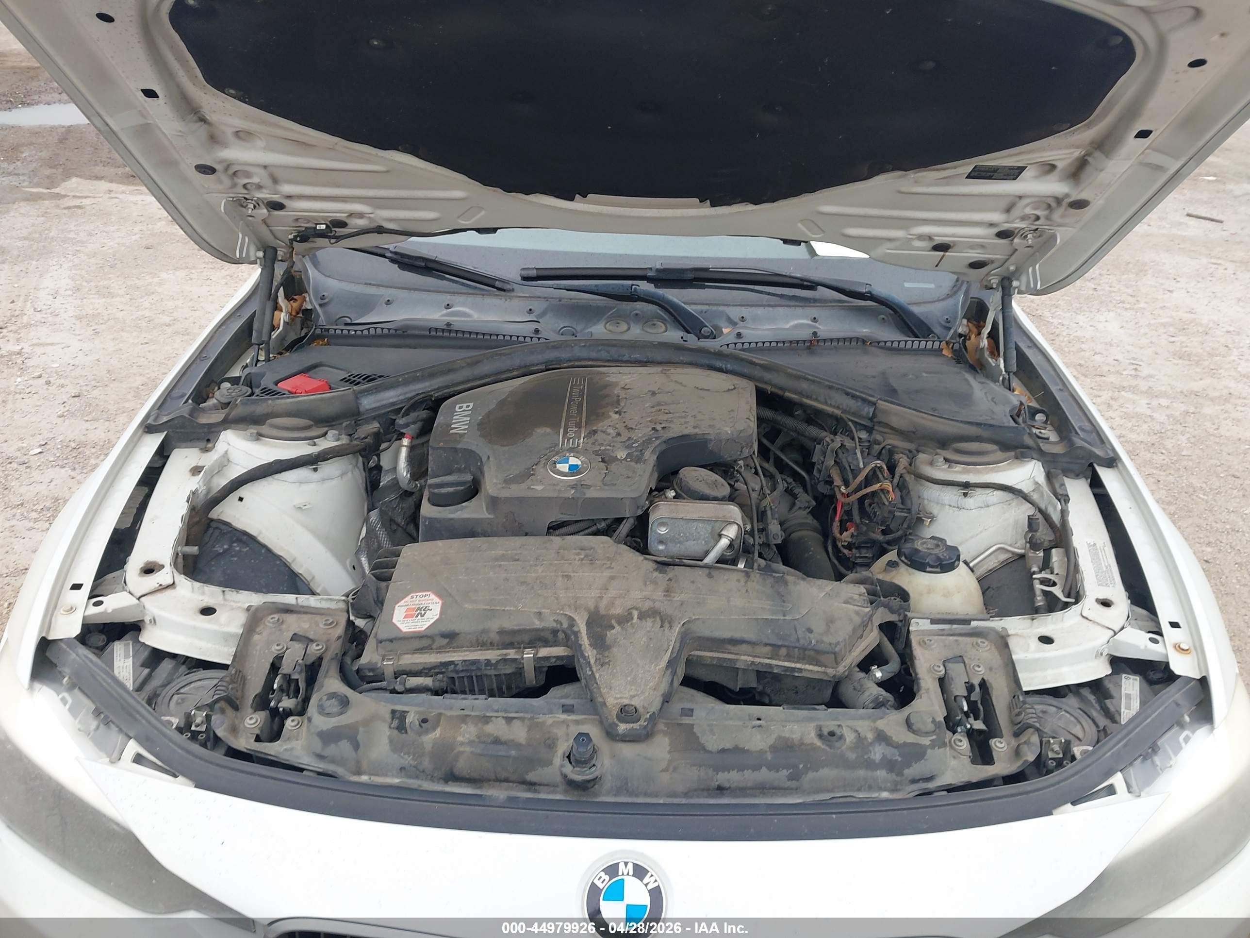 2014 Bmw 328i Xdrive White vin: WBA3B5C52EP541154