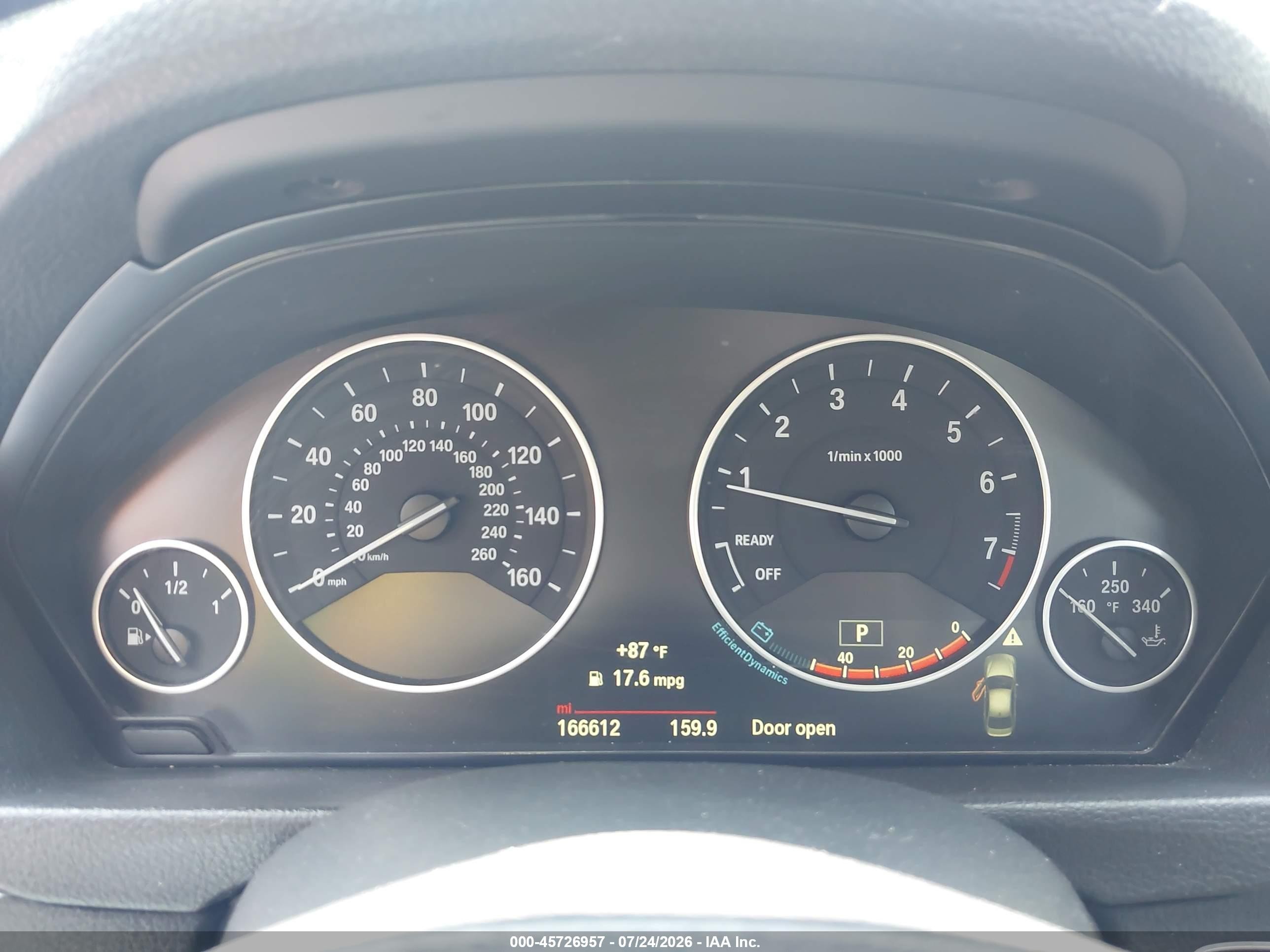 2015 Bmw 328i Xdrive Black vin: WBA3B5C52FF960029