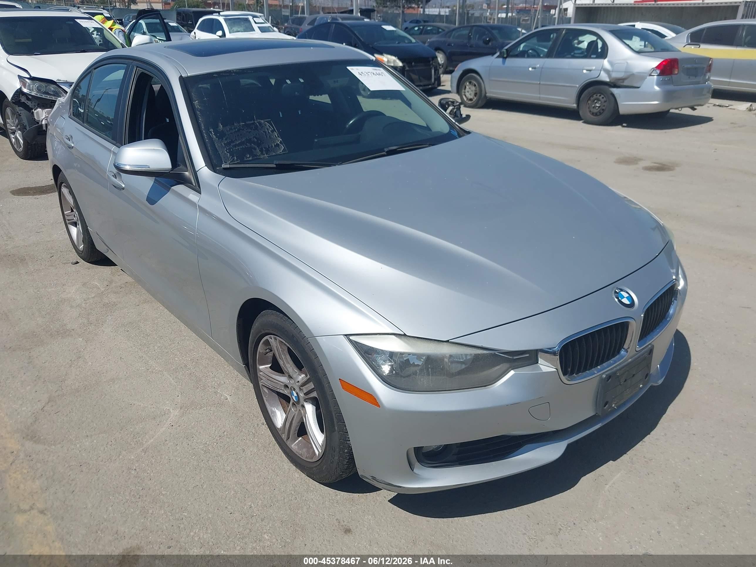 2013 Bmw 328i Xdrive Silver vin: WBA3B5C53DF591419
