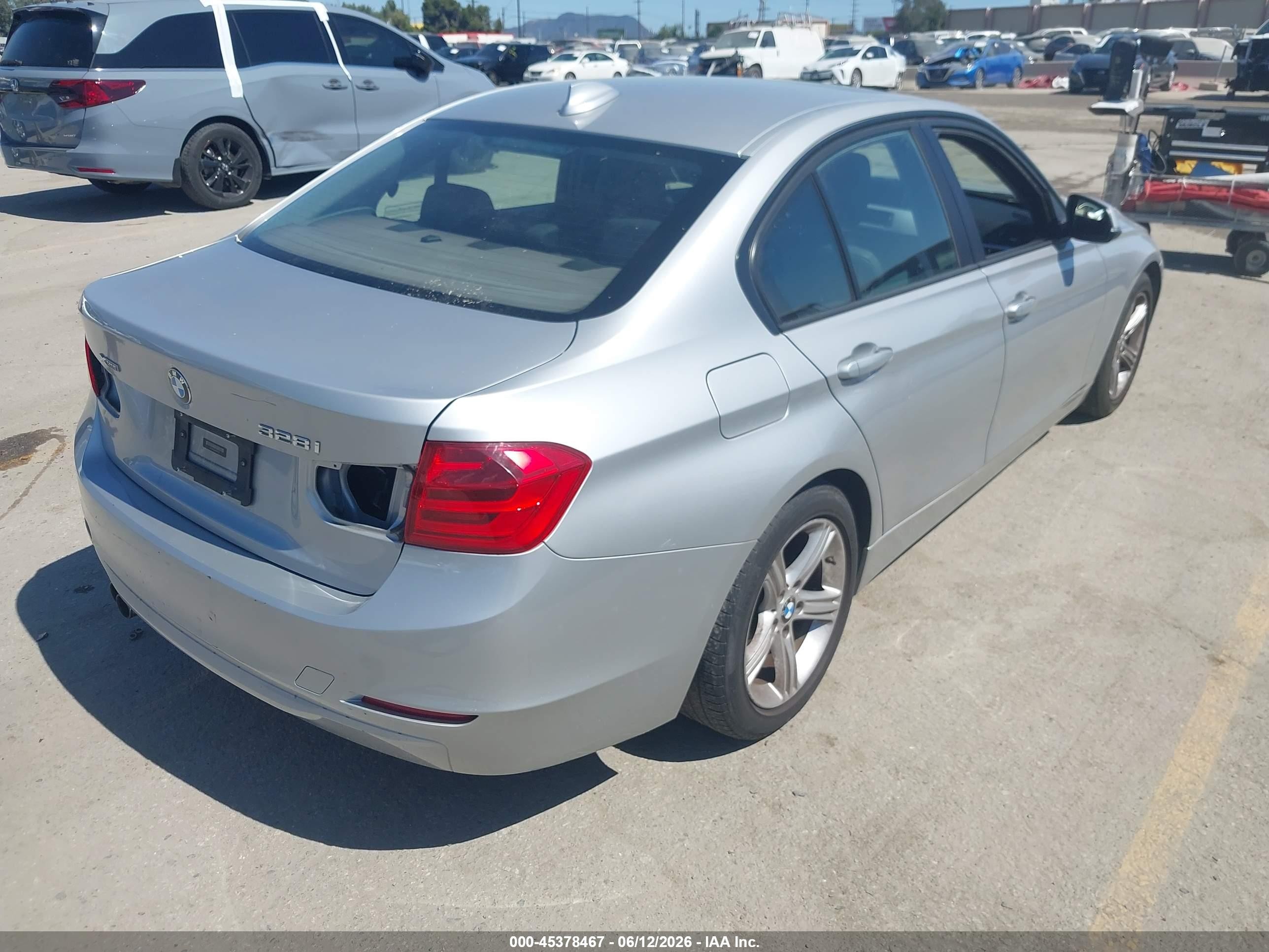 2013 Bmw 328i Xdrive Silver vin: WBA3B5C53DF591419