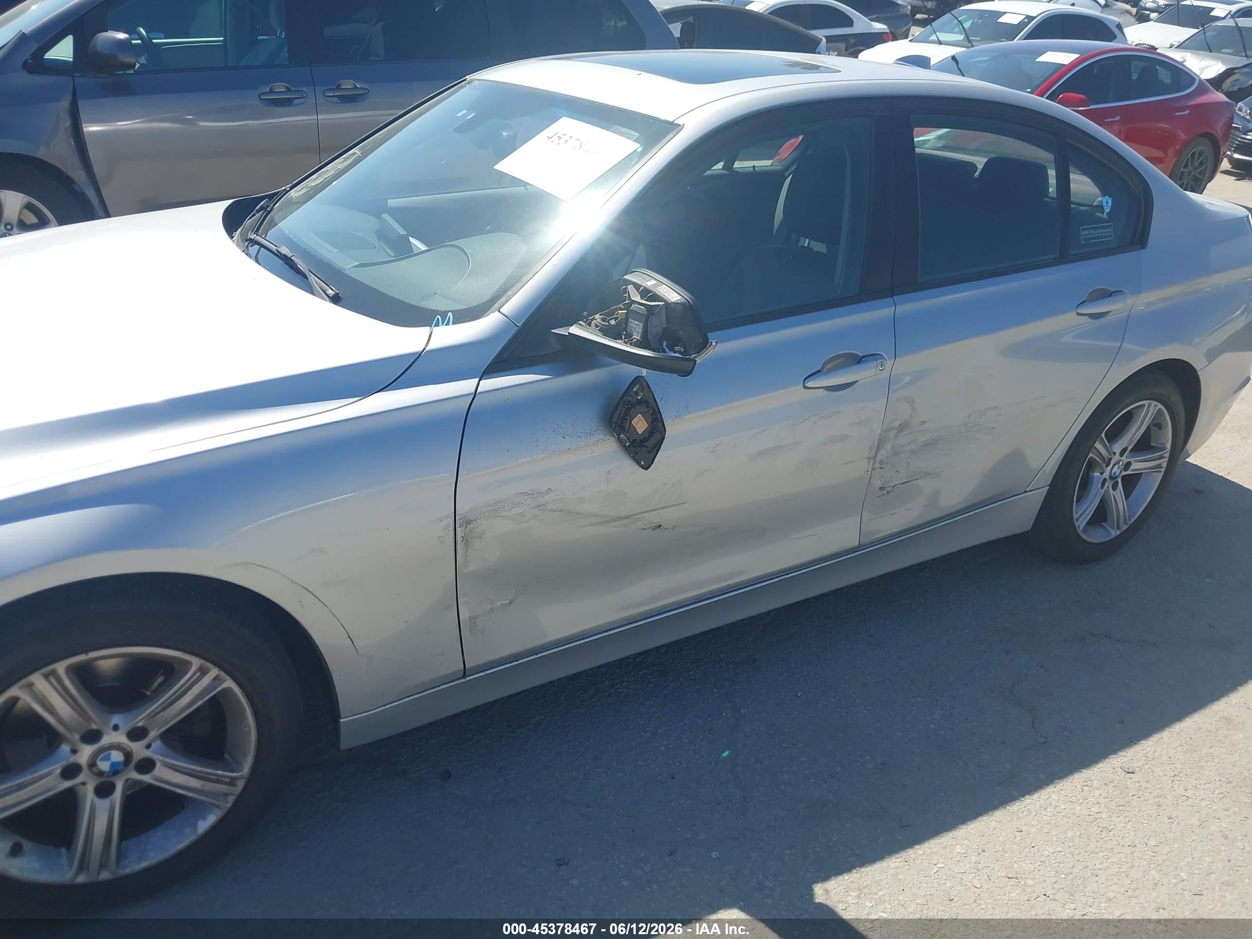 2013 Bmw 328i Xdrive Silver vin: WBA3B5C53DF591419
