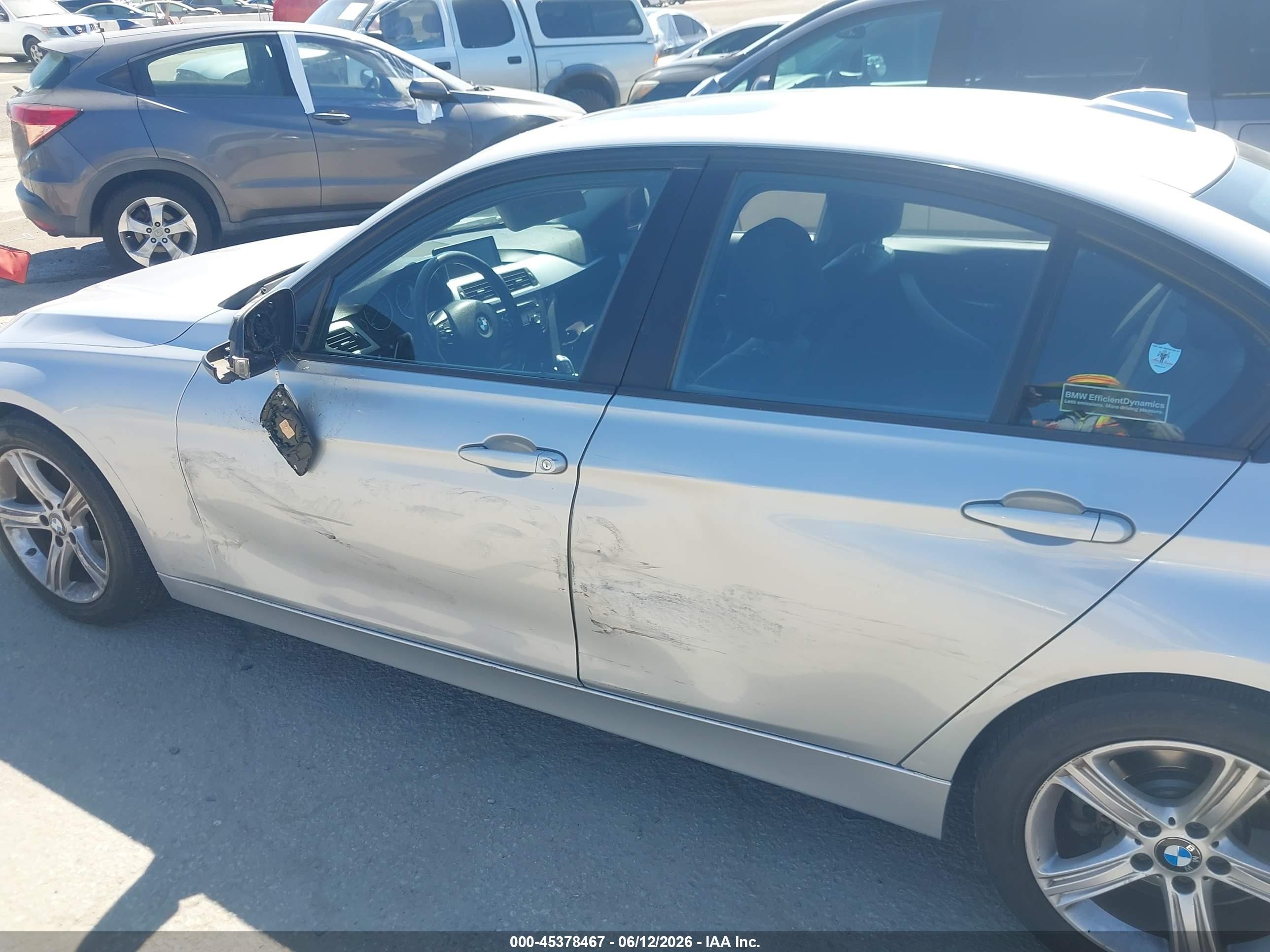 2013 Bmw 328i Xdrive Silver vin: WBA3B5C53DF591419