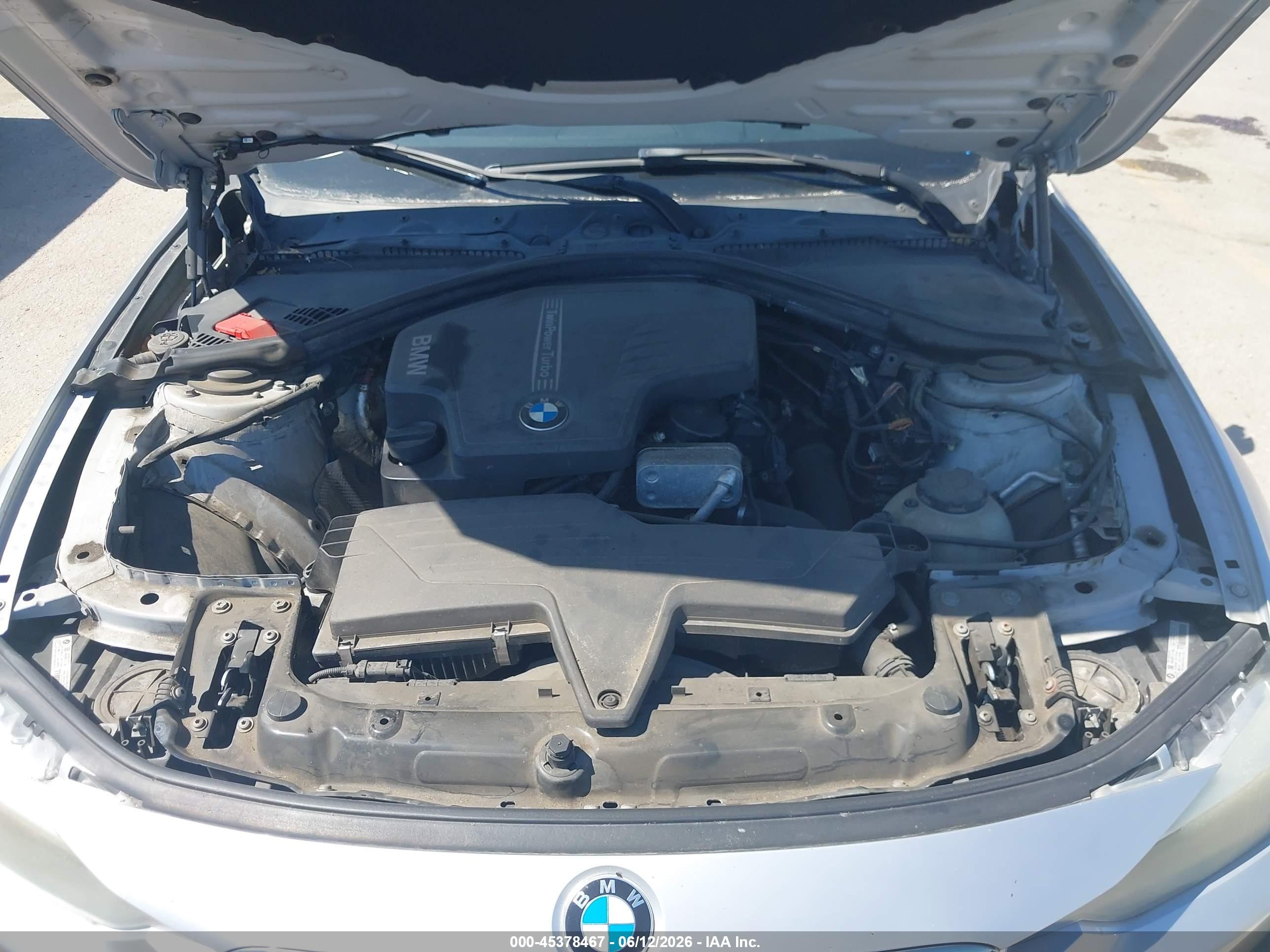 2013 Bmw 328i Xdrive Silver vin: WBA3B5C53DF591419