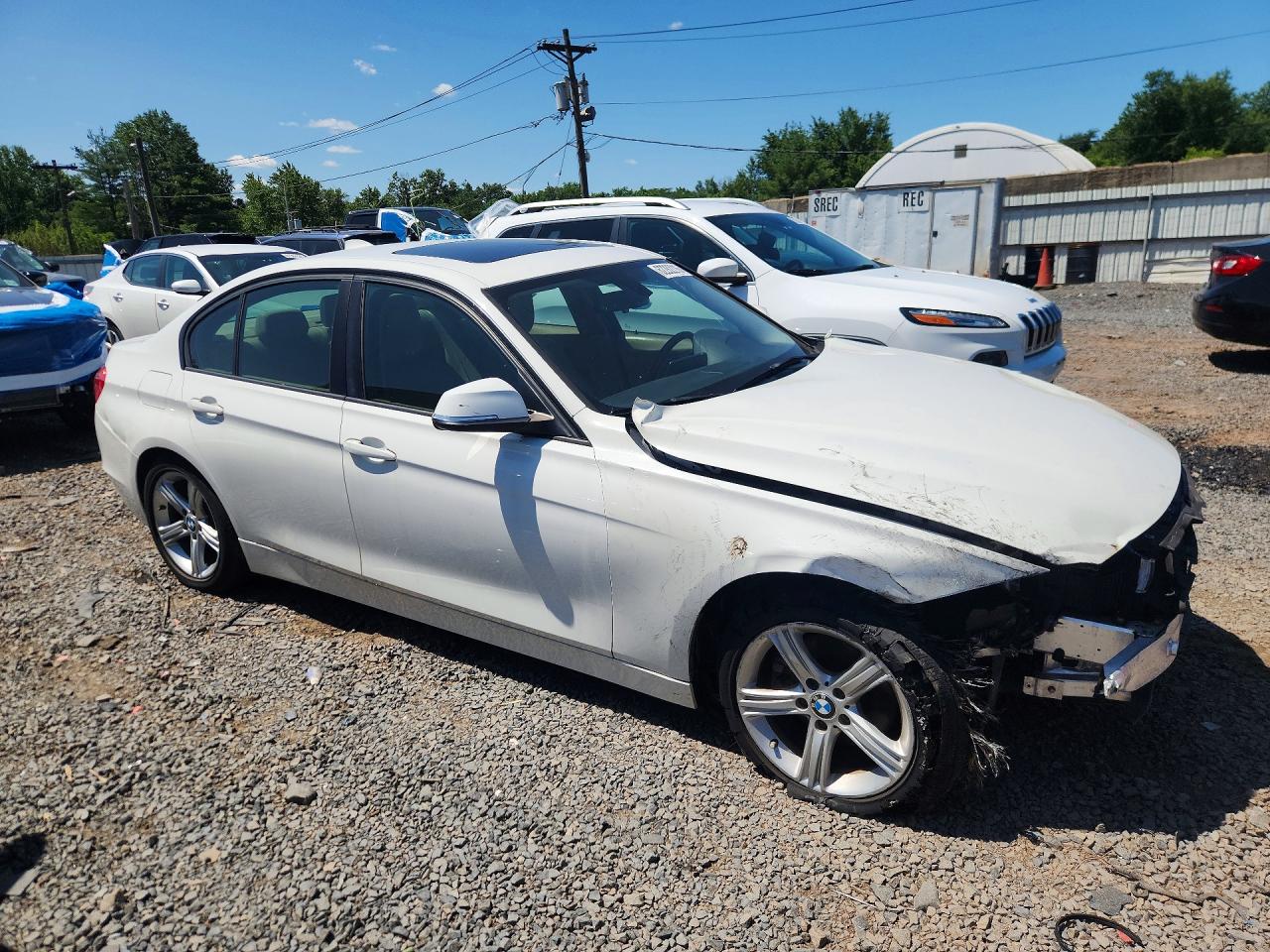 2013 Bmw 328 Xi Sulev White vin: WBA3B5C53DF595776