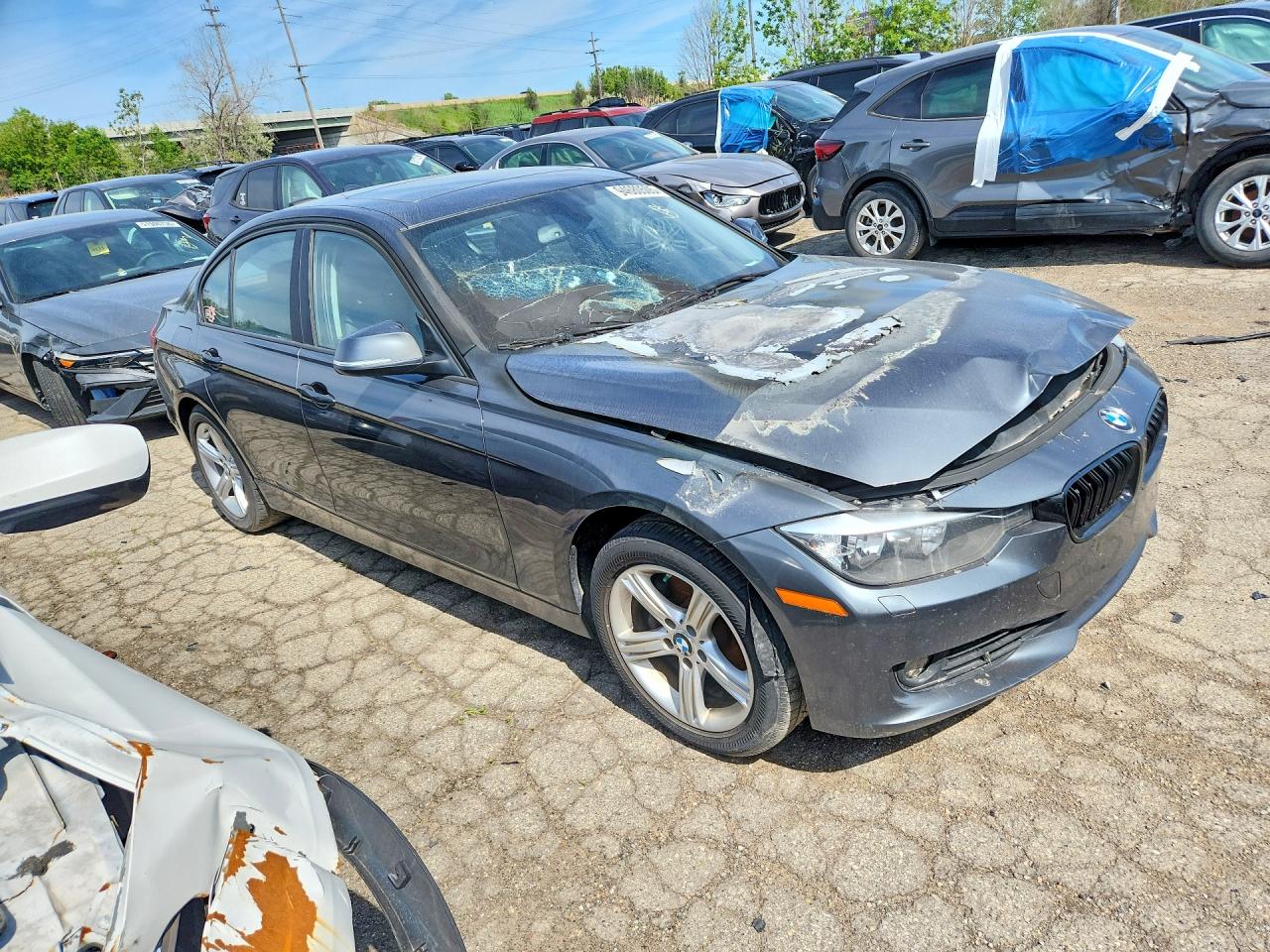 2013 Bmw 328 Xi Sulev Charcoal vin: WBA3B5C53DF596295