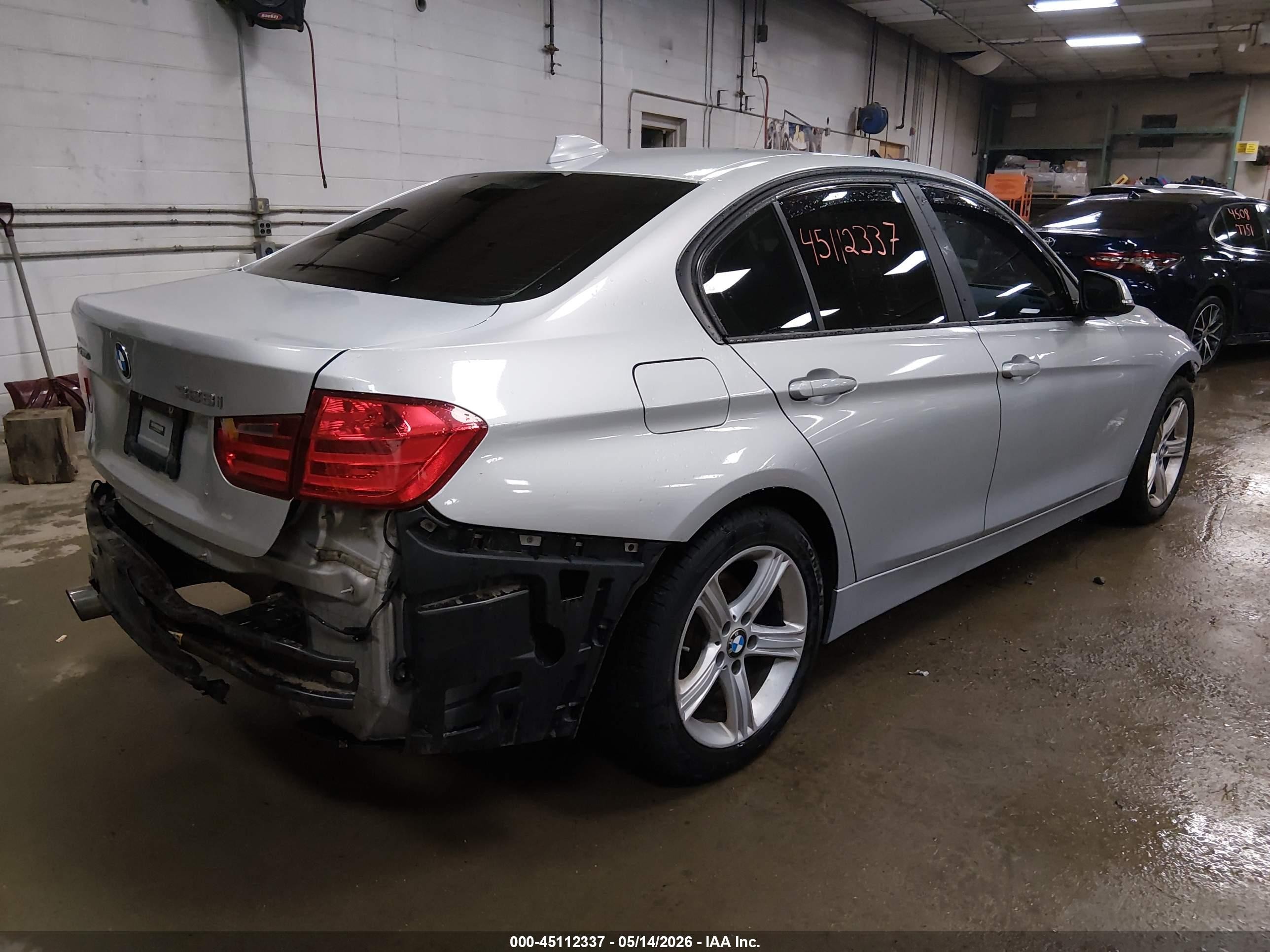 2013 Bmw 328i Xdrive Silver vin: WBA3B5C53DF596460