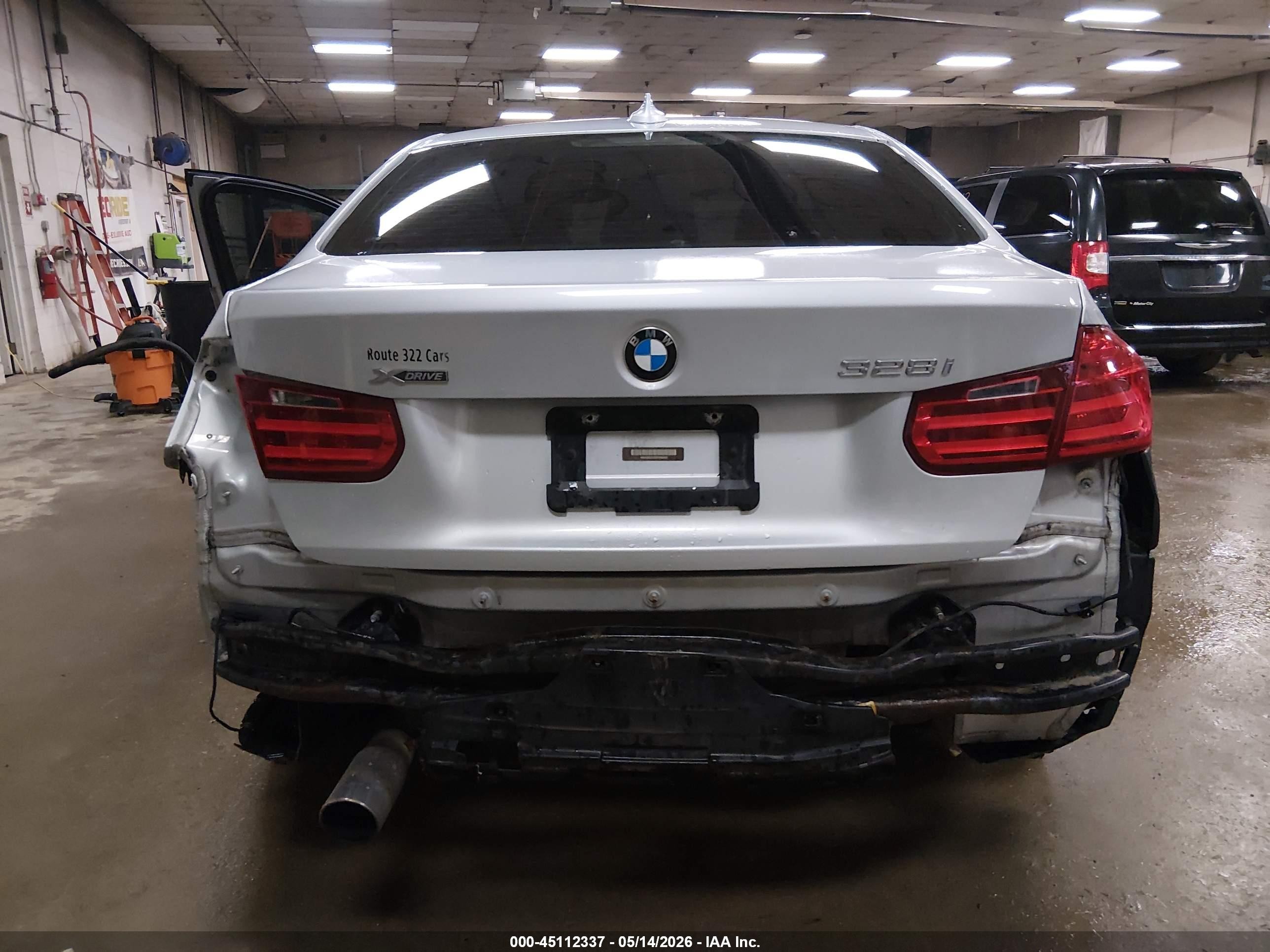 2013 Bmw 328i Xdrive Silver vin: WBA3B5C53DF596460