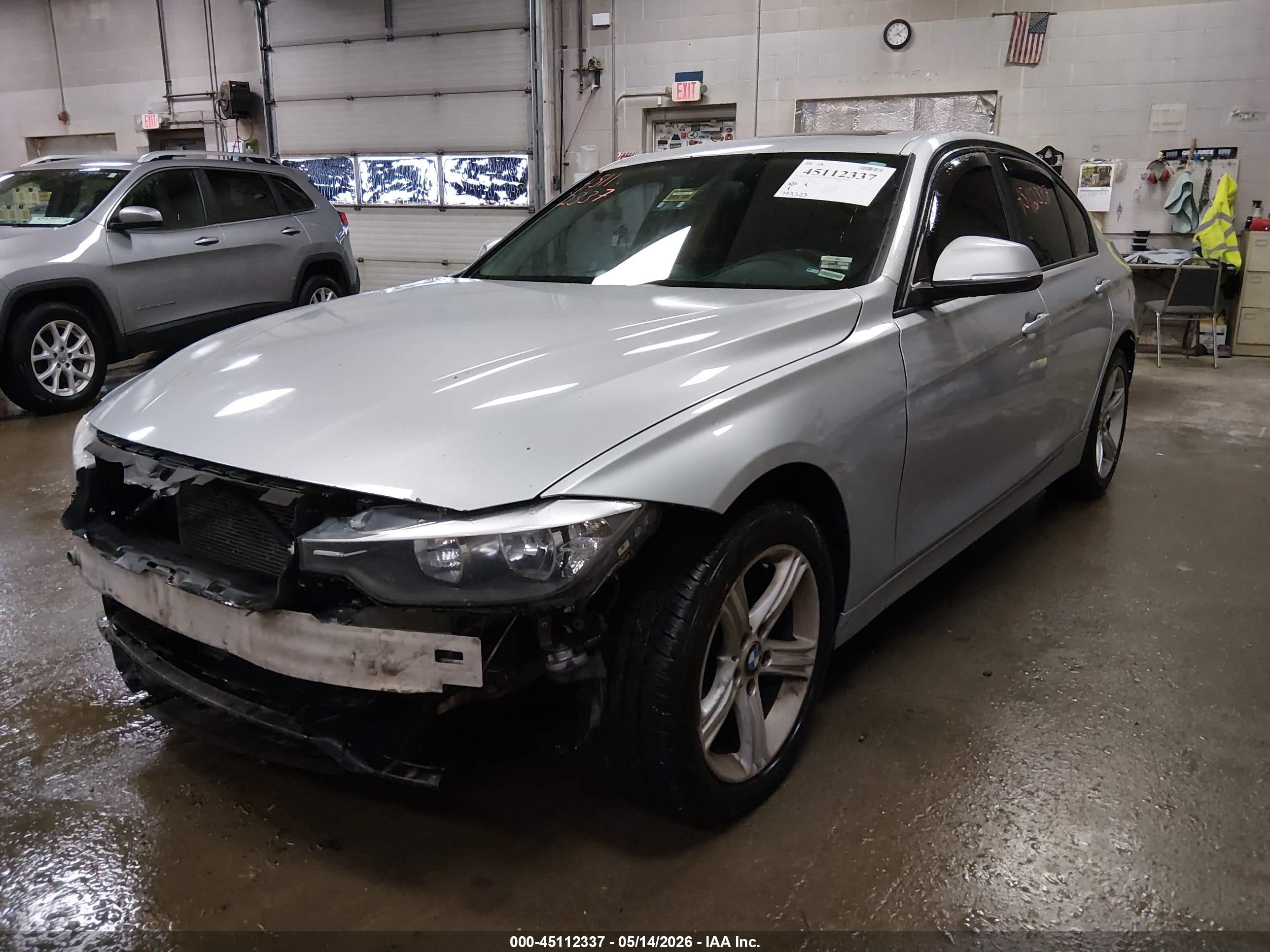 2013 Bmw 328i Xdrive Silver vin: WBA3B5C53DF596460