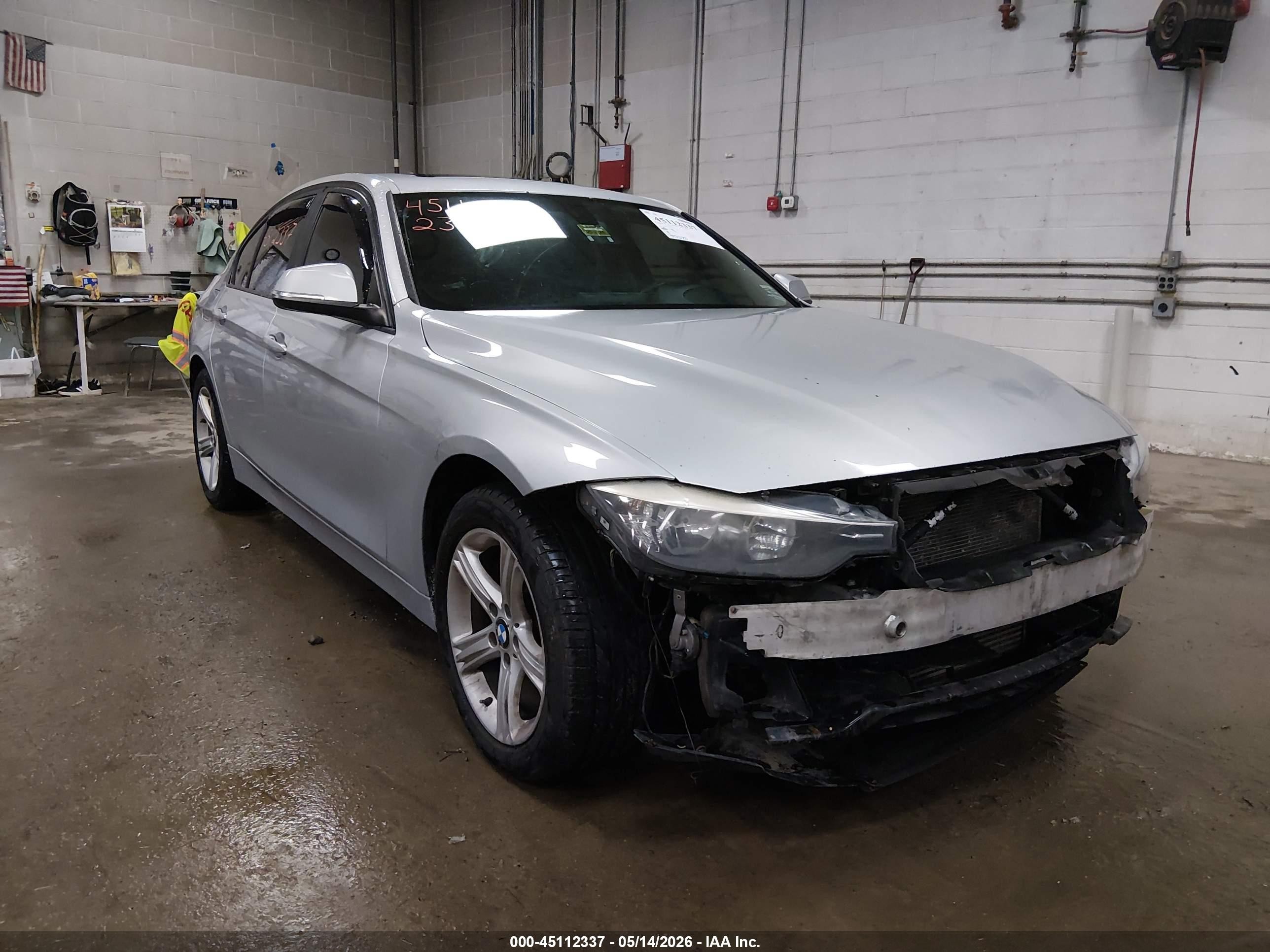 2013 Bmw 328i Xdrive Silver vin: WBA3B5C53DF596460