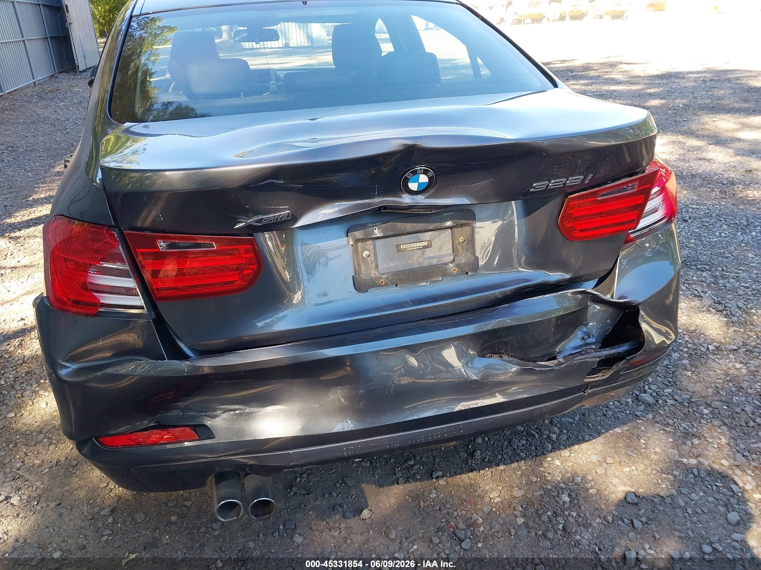 2014 Bmw 328i Xdrive Gray vin: WBA3B5C53EP541437