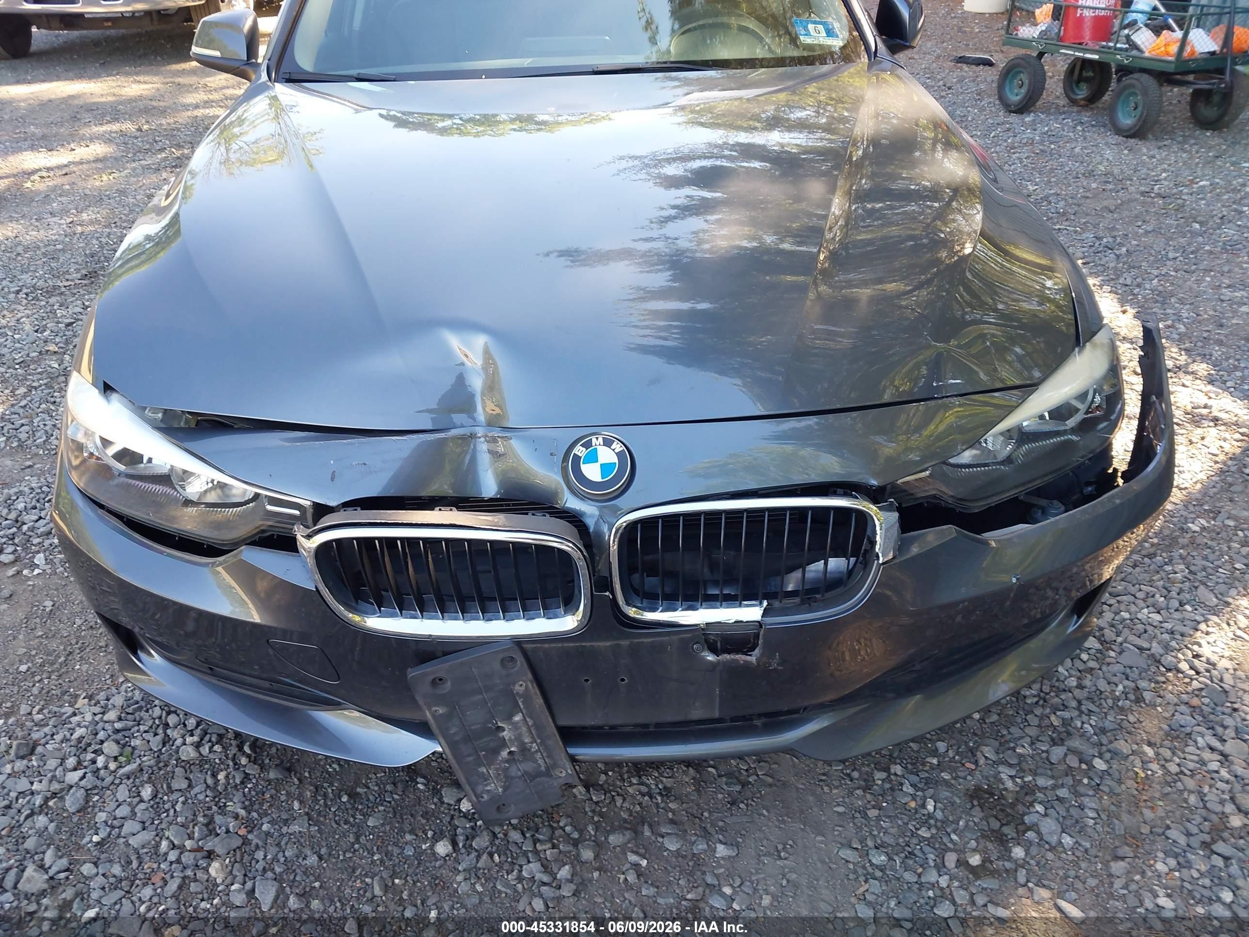 2014 Bmw 328i Xdrive Gray vin: WBA3B5C53EP541437