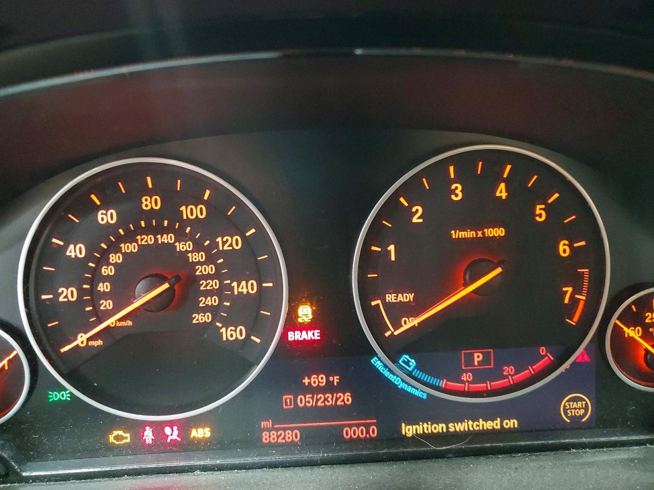 2015 Bmw 328 Xi Sulev Желто-коричневый vin: WBA3B5C53FF959729