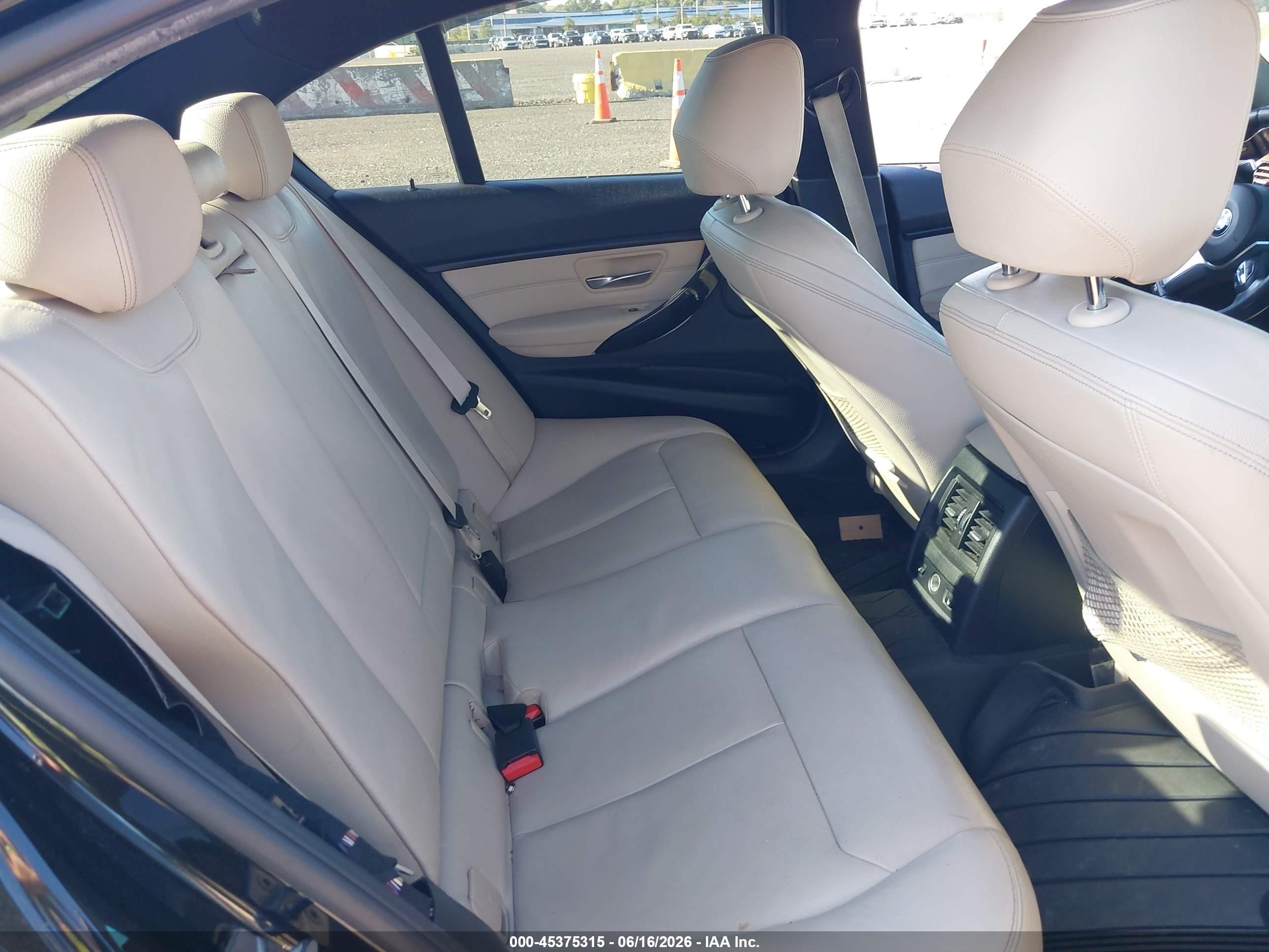 2015 Bmw 328i Xdrive Black vin: WBA3B5C53FF963389