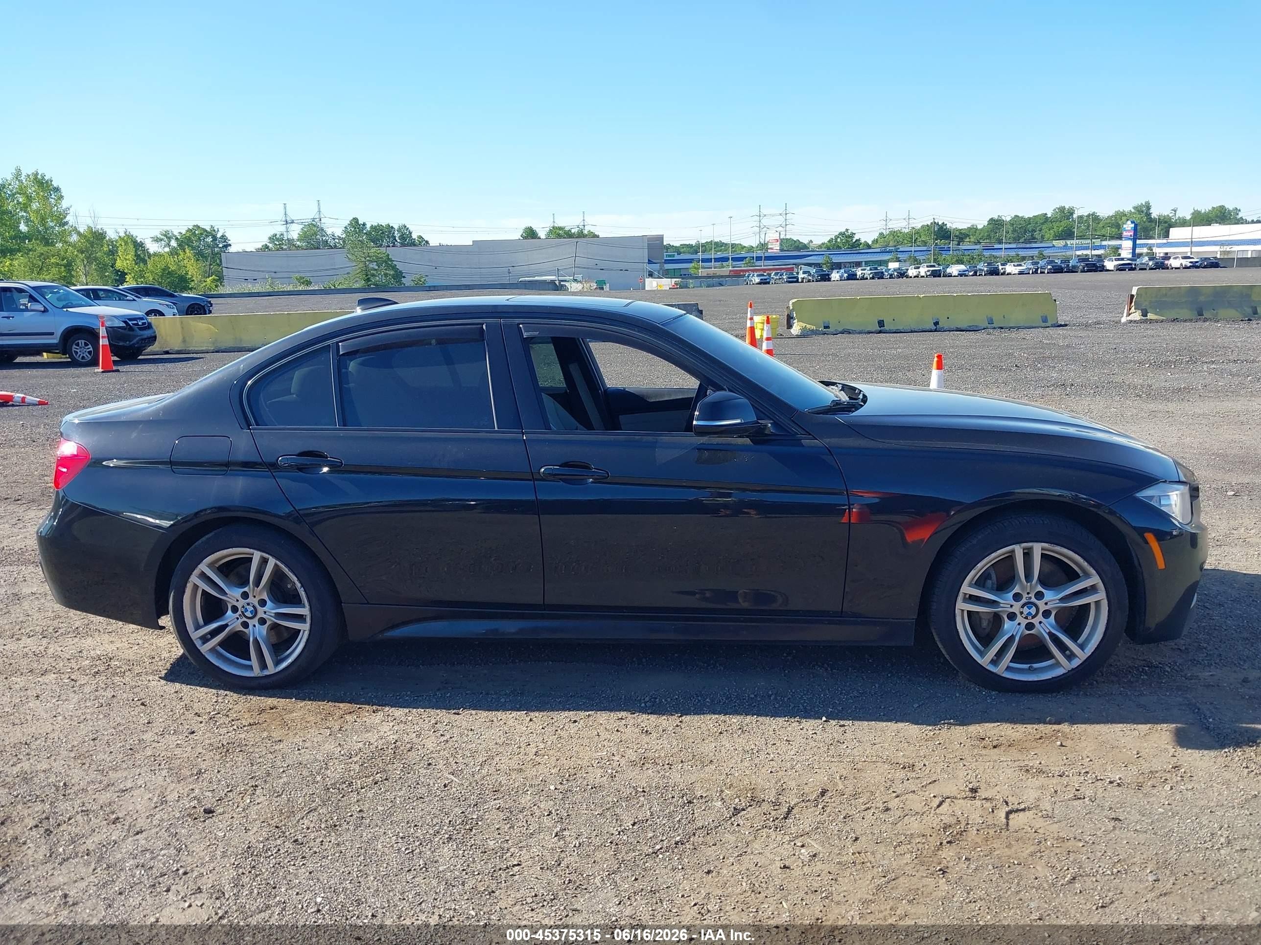 2015 Bmw 328i Xdrive Black vin: WBA3B5C53FF963389