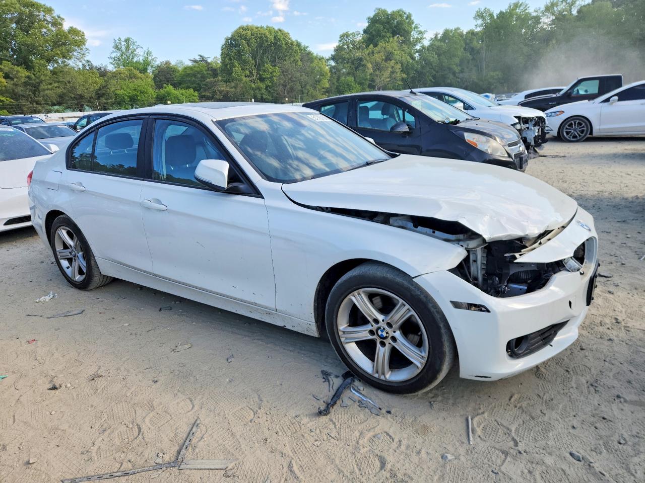 2014 Bmw 328 Xi Sulev Белый vin: WBA3B5C54EP541124