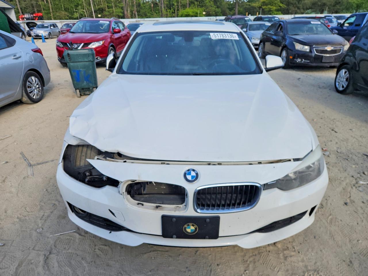 2014 Bmw 328 Xi Sulev Белый vin: WBA3B5C54EP541124