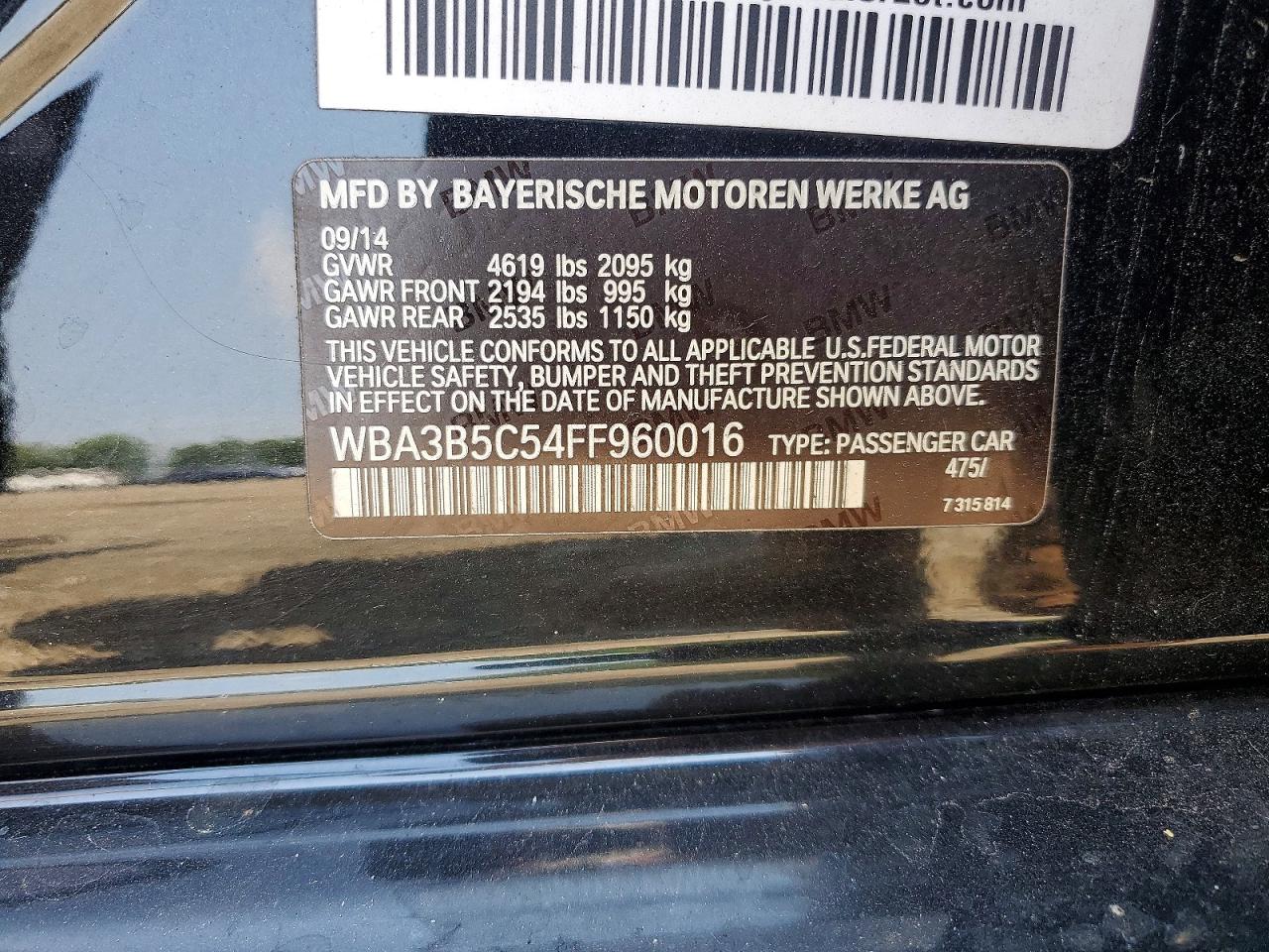 2015 Bmw 328 Xi Sulev Black vin: WBA3B5C54FF960016