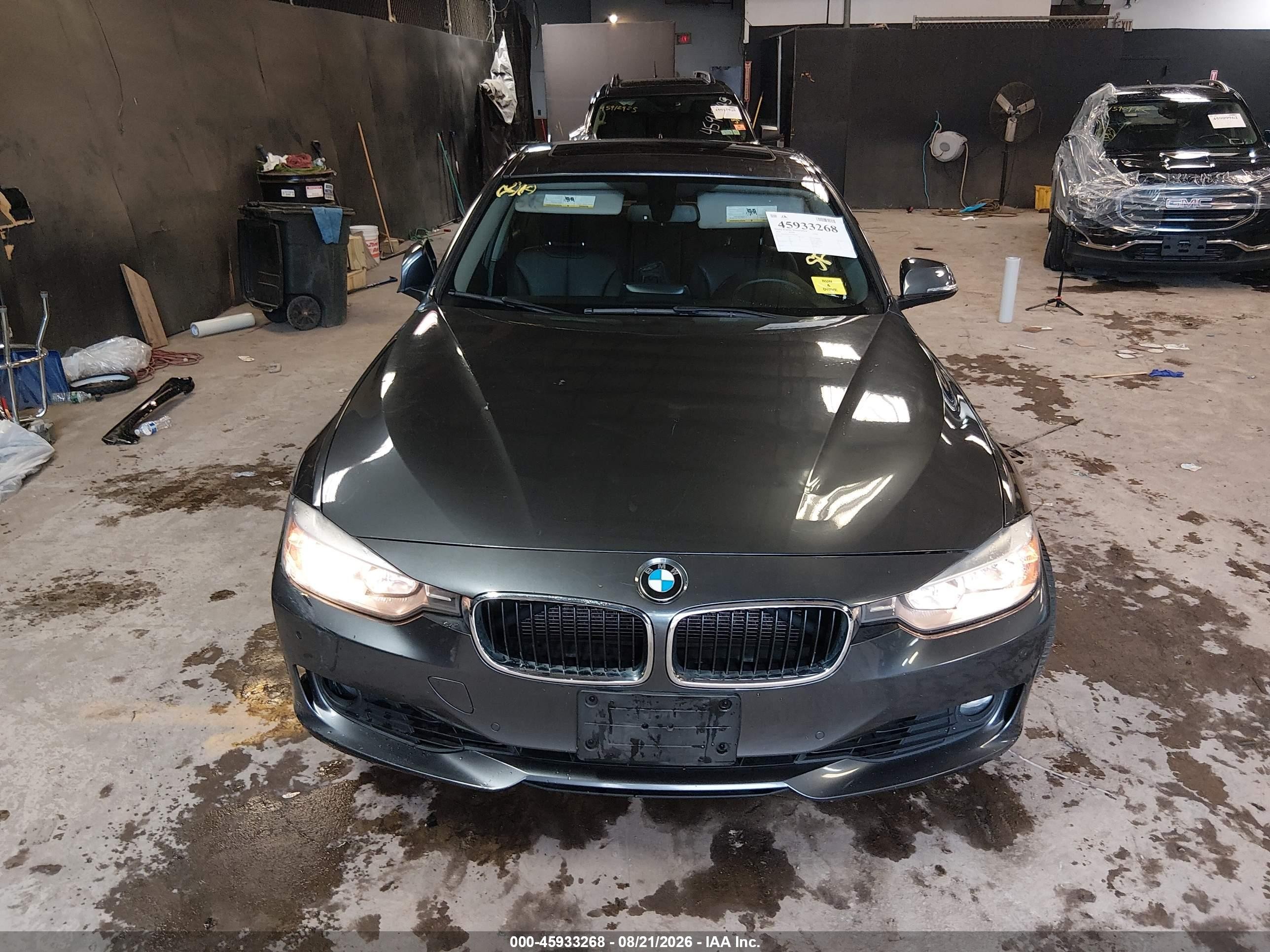 2015 Bmw 328i Xdrive Gray vin: WBA3B5C54FF963062