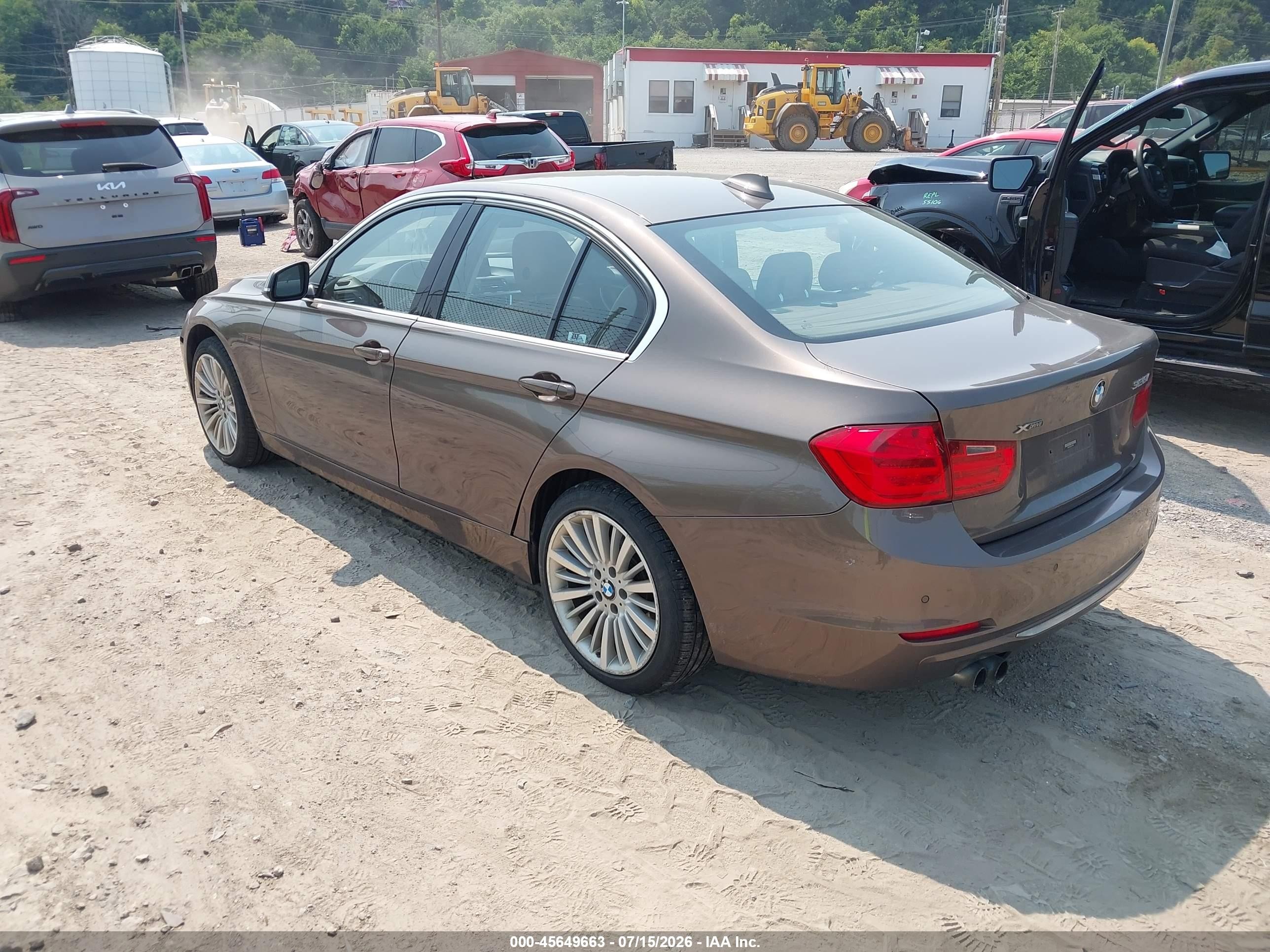 2013 Bmw 328i Xdrive Brown vin: WBA3B5C55DF595987