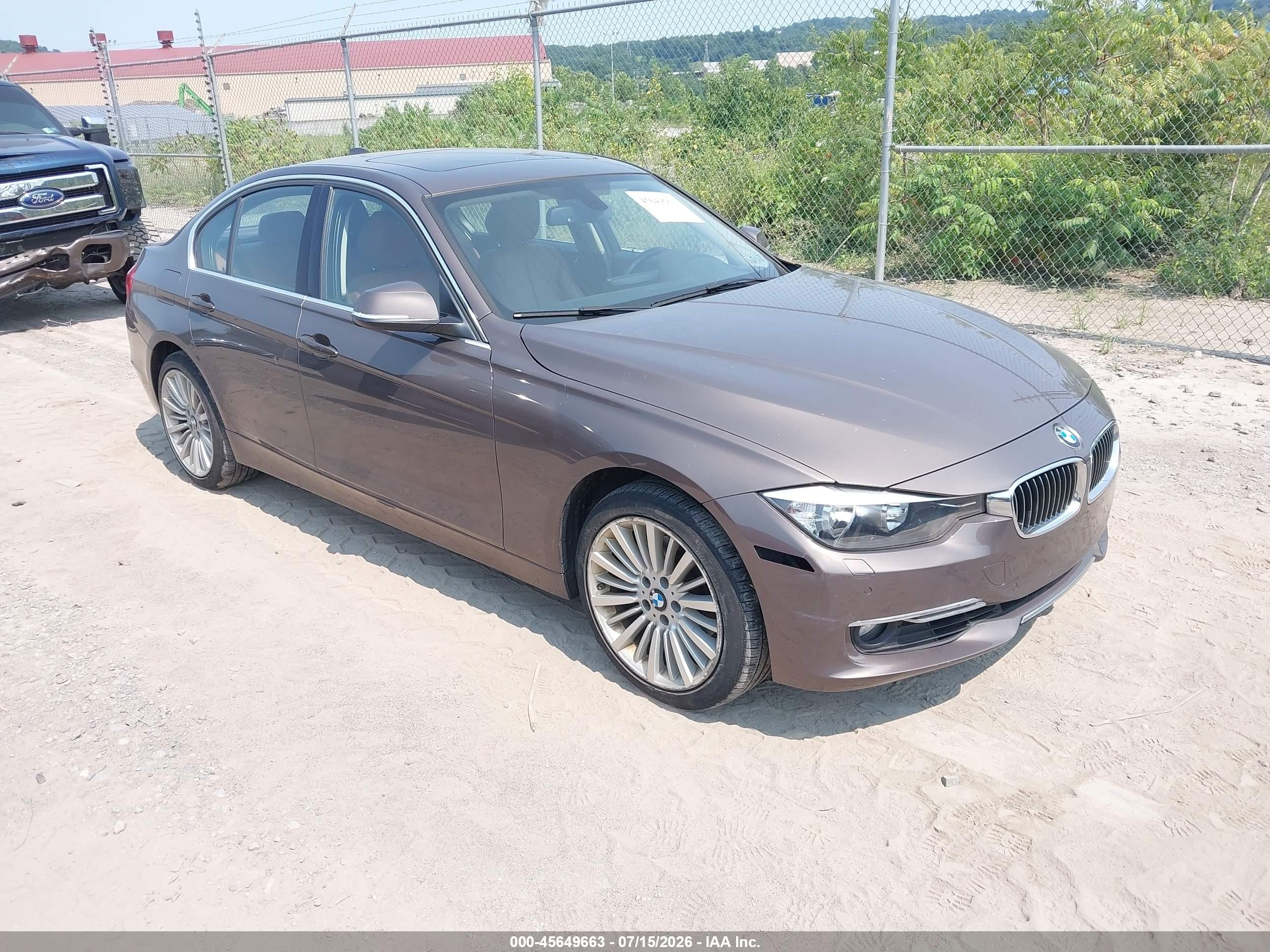 2013 Bmw 328i Xdrive Brown vin: WBA3B5C55DF595987