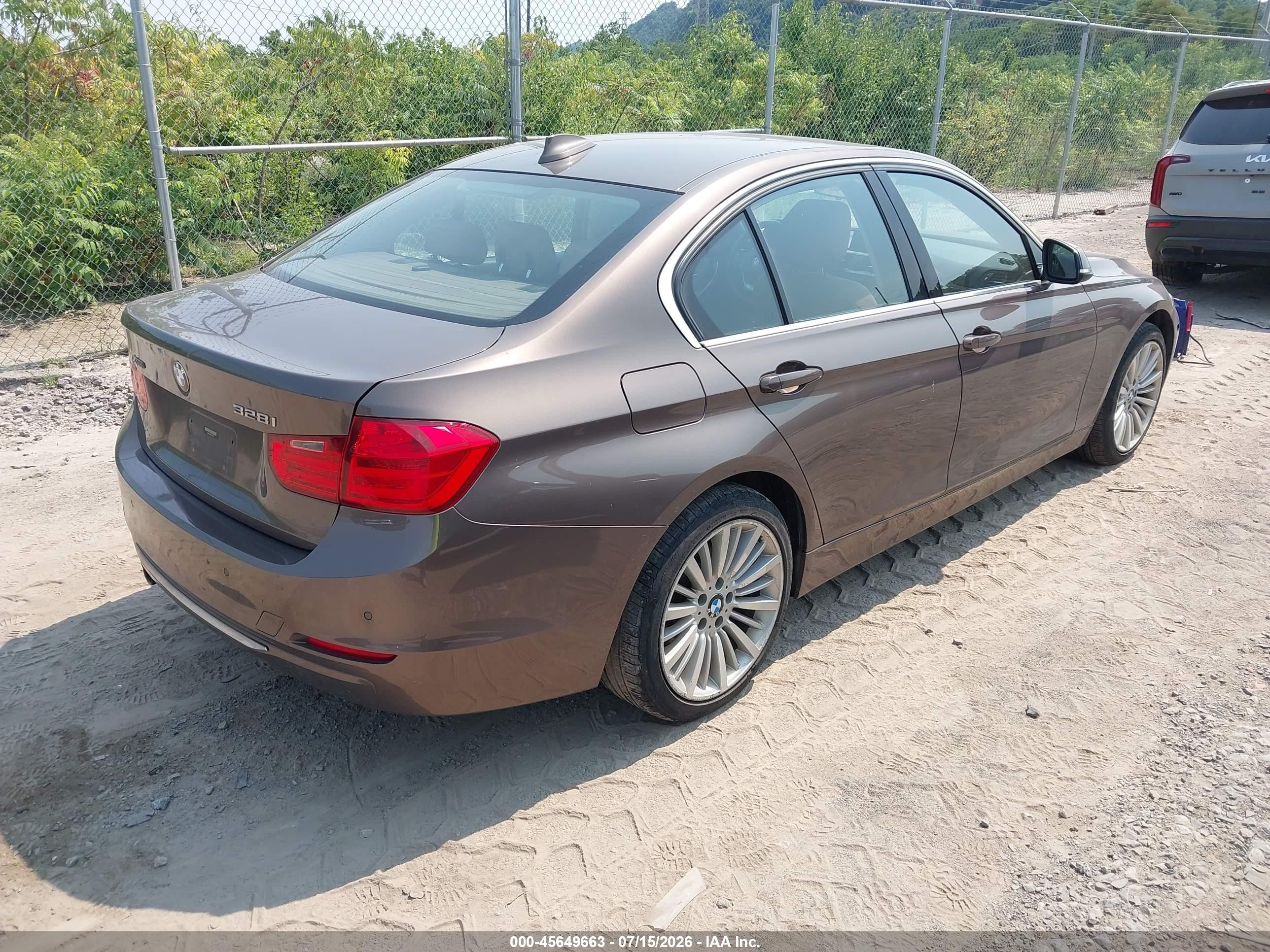 2013 Bmw 328i Xdrive Brown vin: WBA3B5C55DF595987