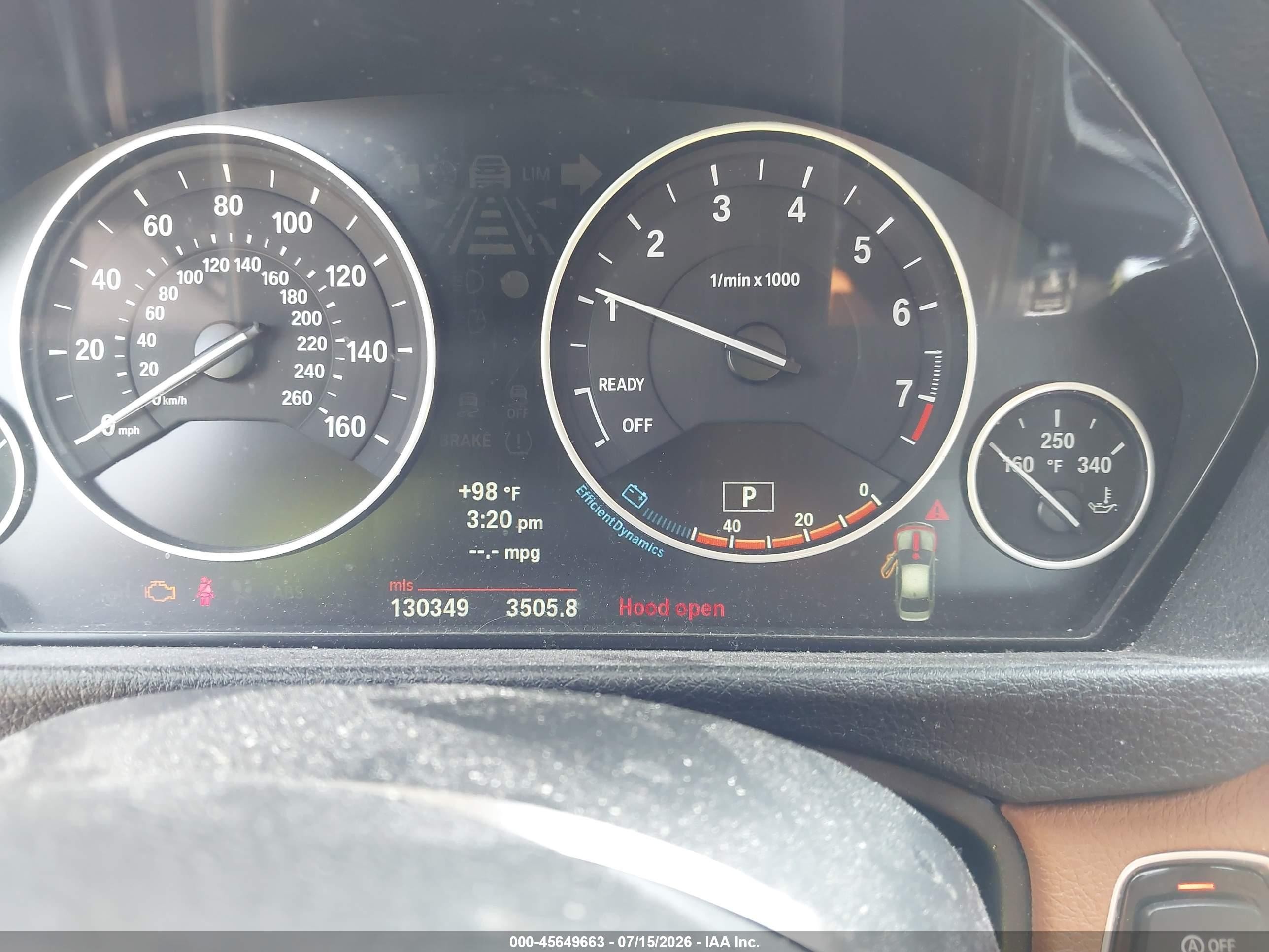 2013 Bmw 328i Xdrive Brown vin: WBA3B5C55DF595987