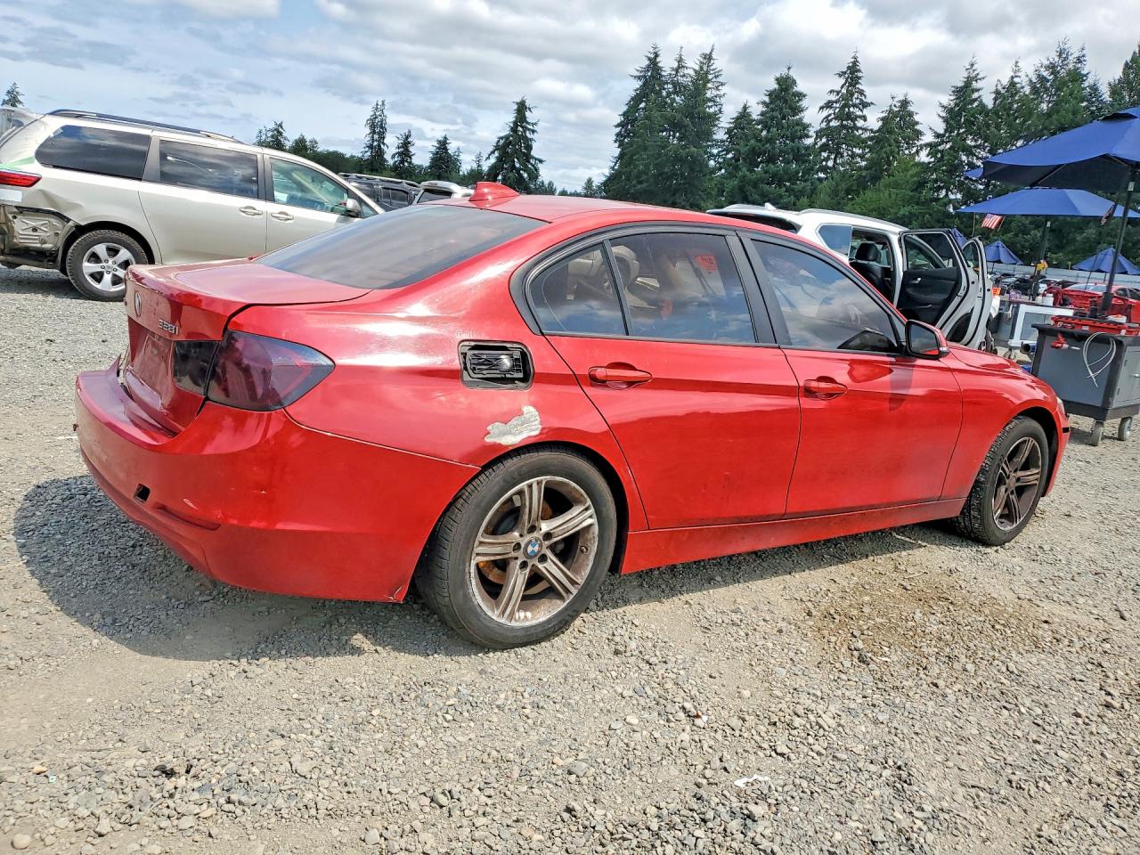 2013 Bmw 328 Xi Sulev Красный vin: WBA3B5C55DJ598398