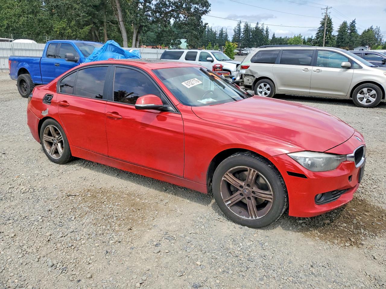 2013 Bmw 328 Xi Sulev Красный vin: WBA3B5C55DJ598398