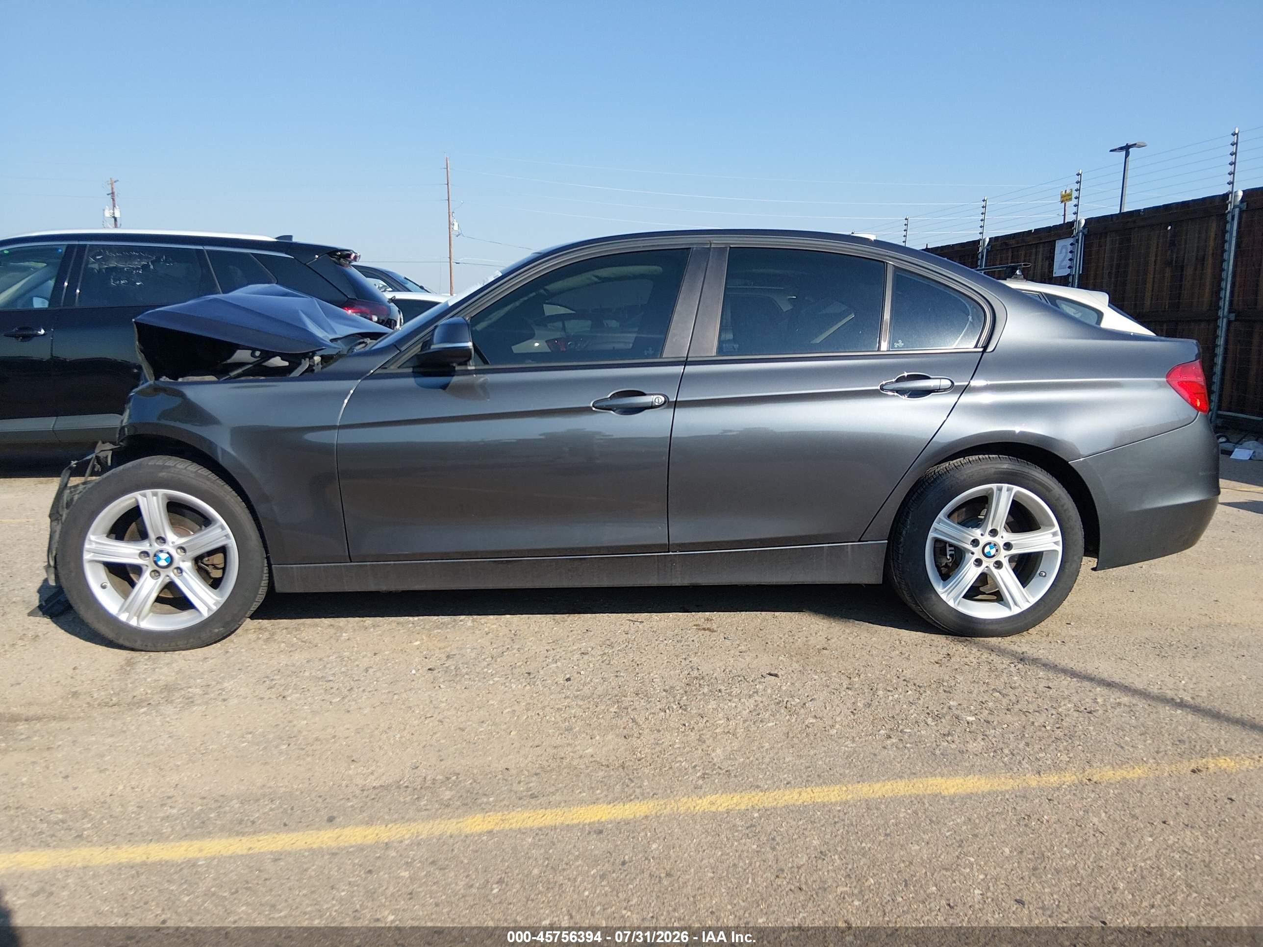 2014 Bmw 328i Xdrive Gray vin: WBA3B5C55EF599569