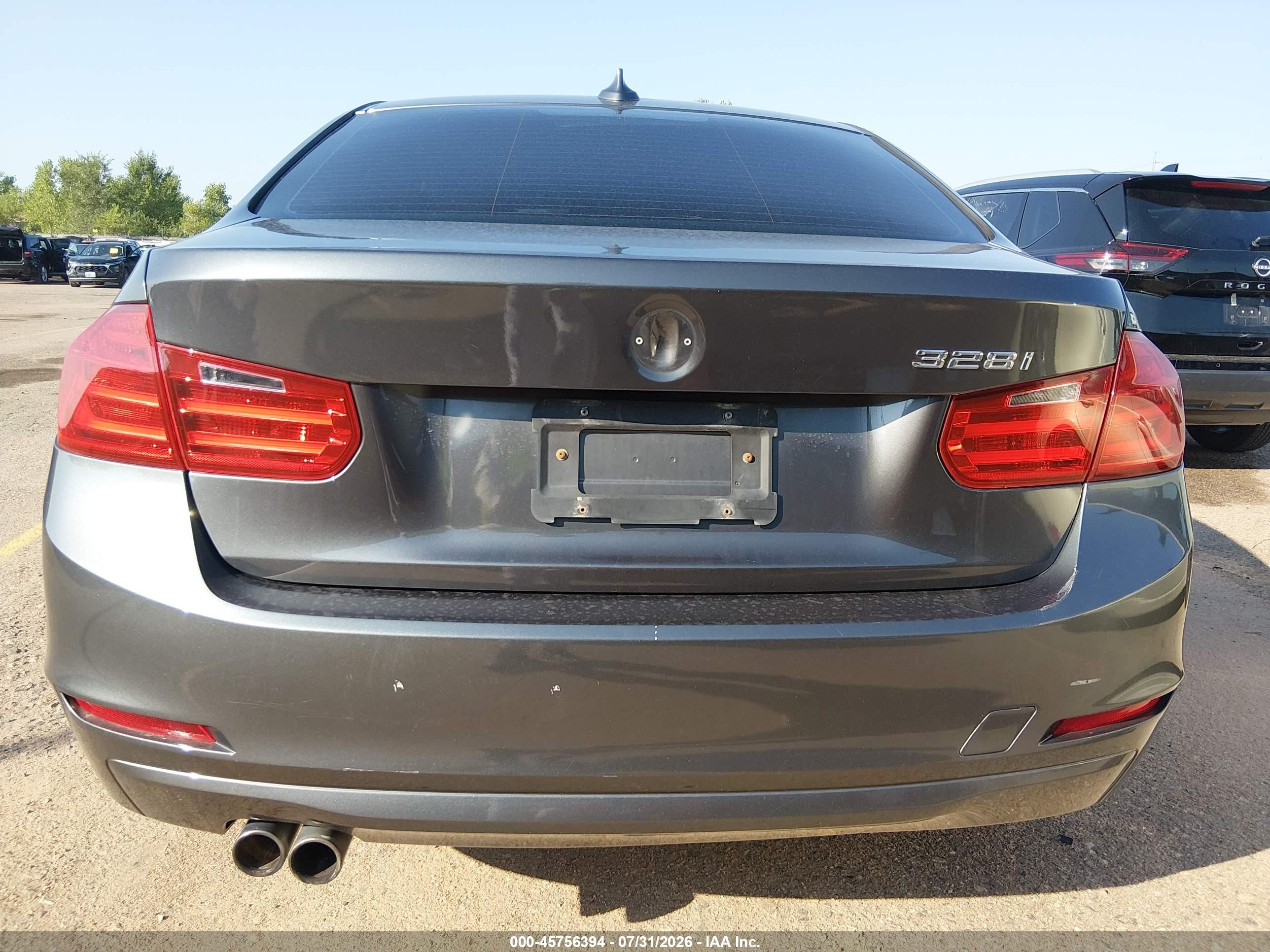 2014 Bmw 328i Xdrive Gray vin: WBA3B5C55EF599569