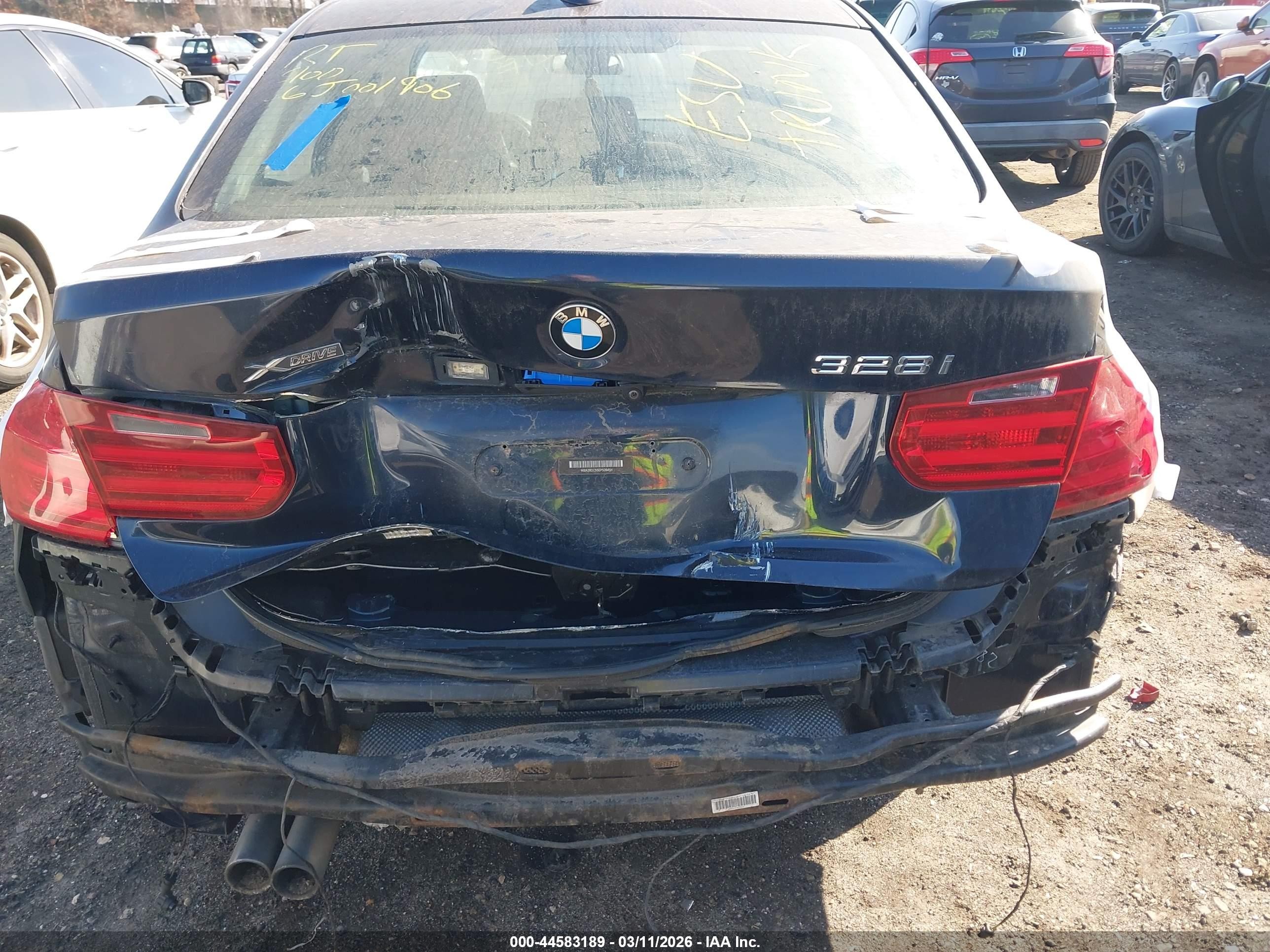 2014 Bmw 328i Xdrive Gray vin: WBA3B5C55EP539494
