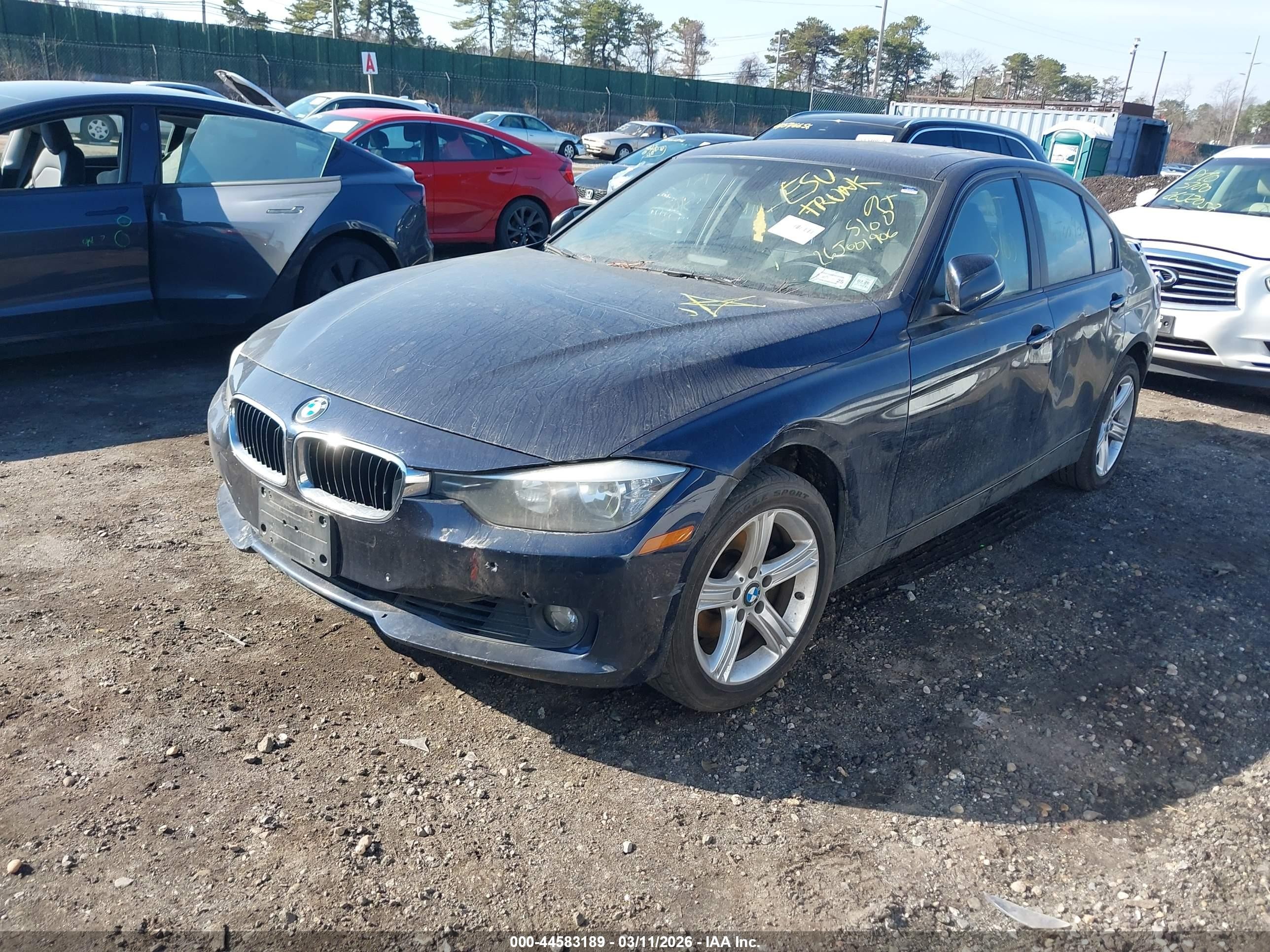 2014 Bmw 328i Xdrive Gray vin: WBA3B5C55EP539494