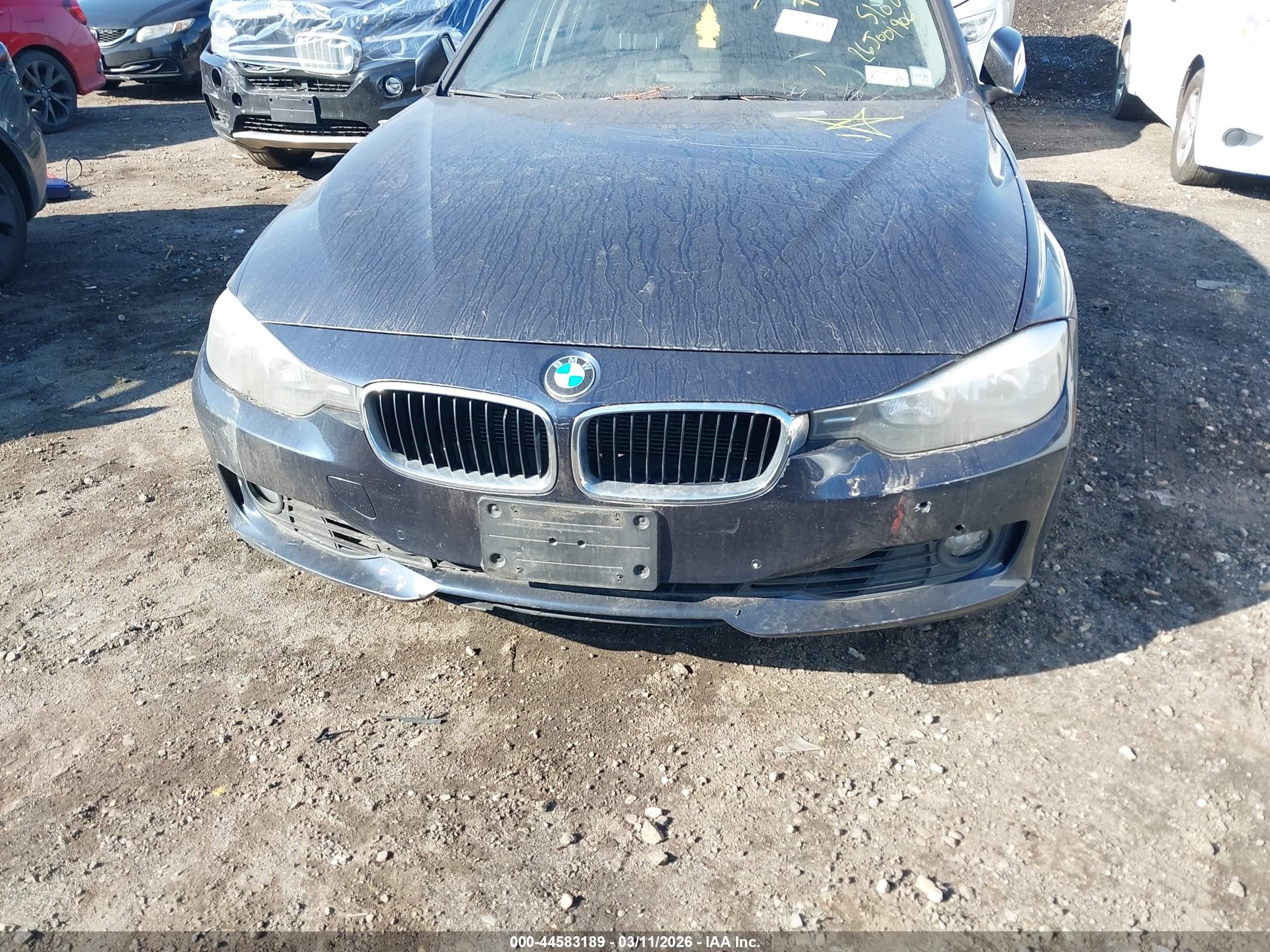 2014 Bmw 328i Xdrive Gray vin: WBA3B5C55EP539494