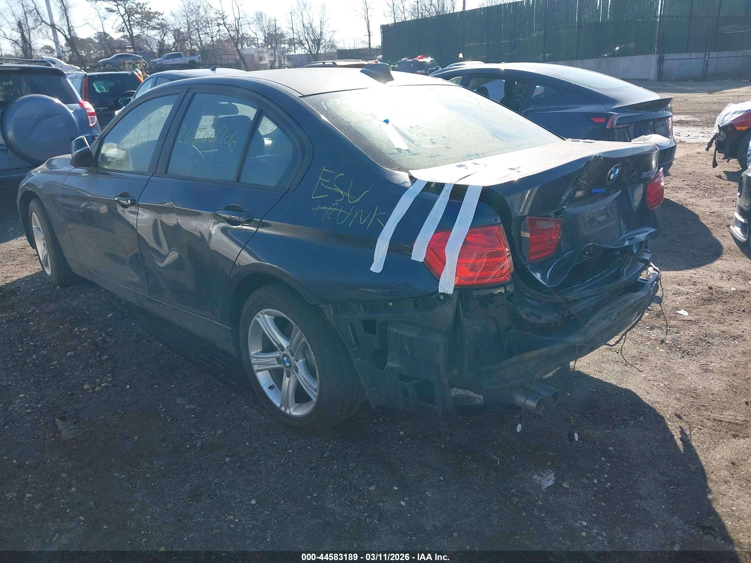 2014 Bmw 328i Xdrive Gray vin: WBA3B5C55EP539494