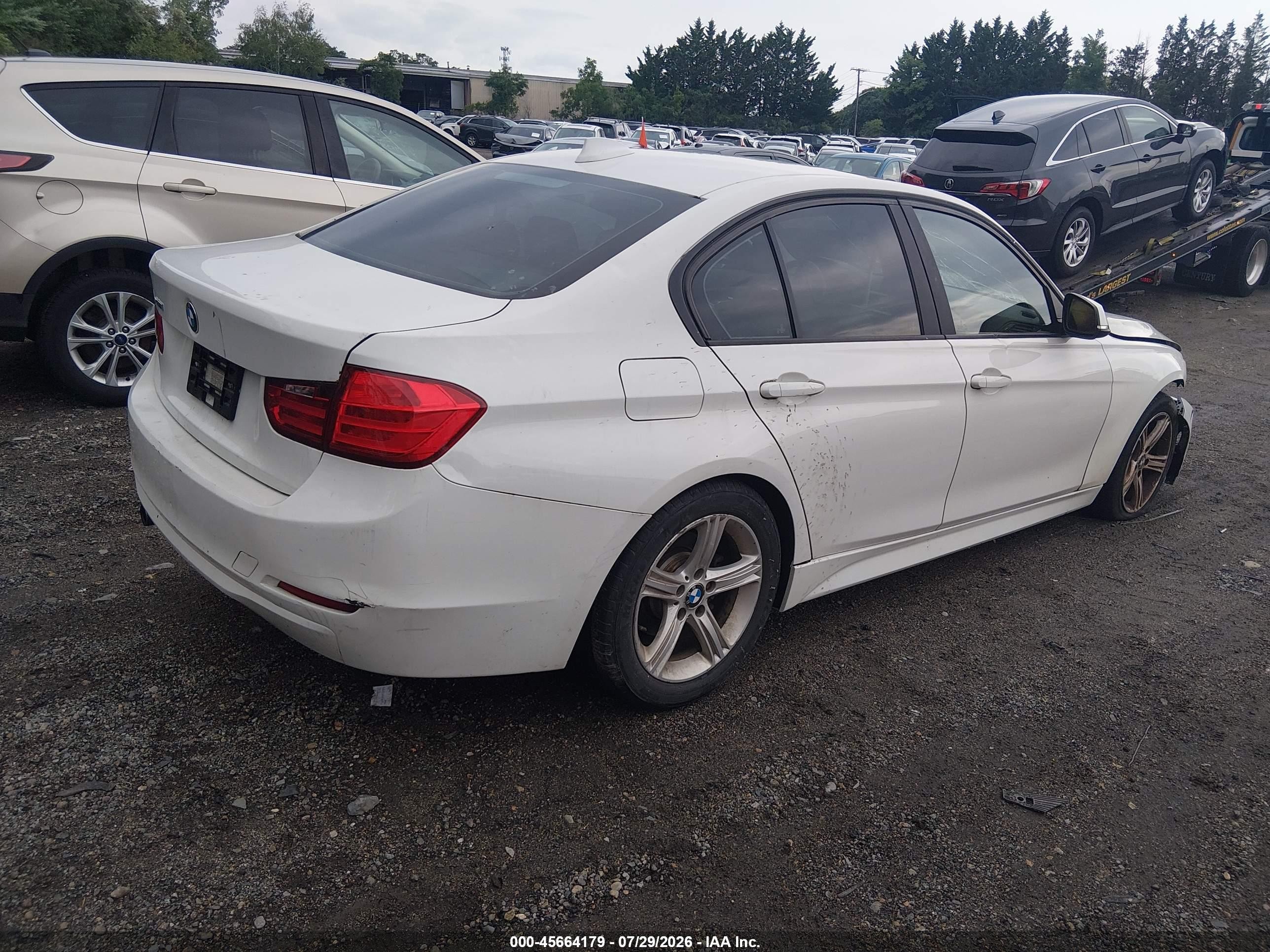 2014 Bmw 328i Xdrive White vin: WBA3B5C55EP543710