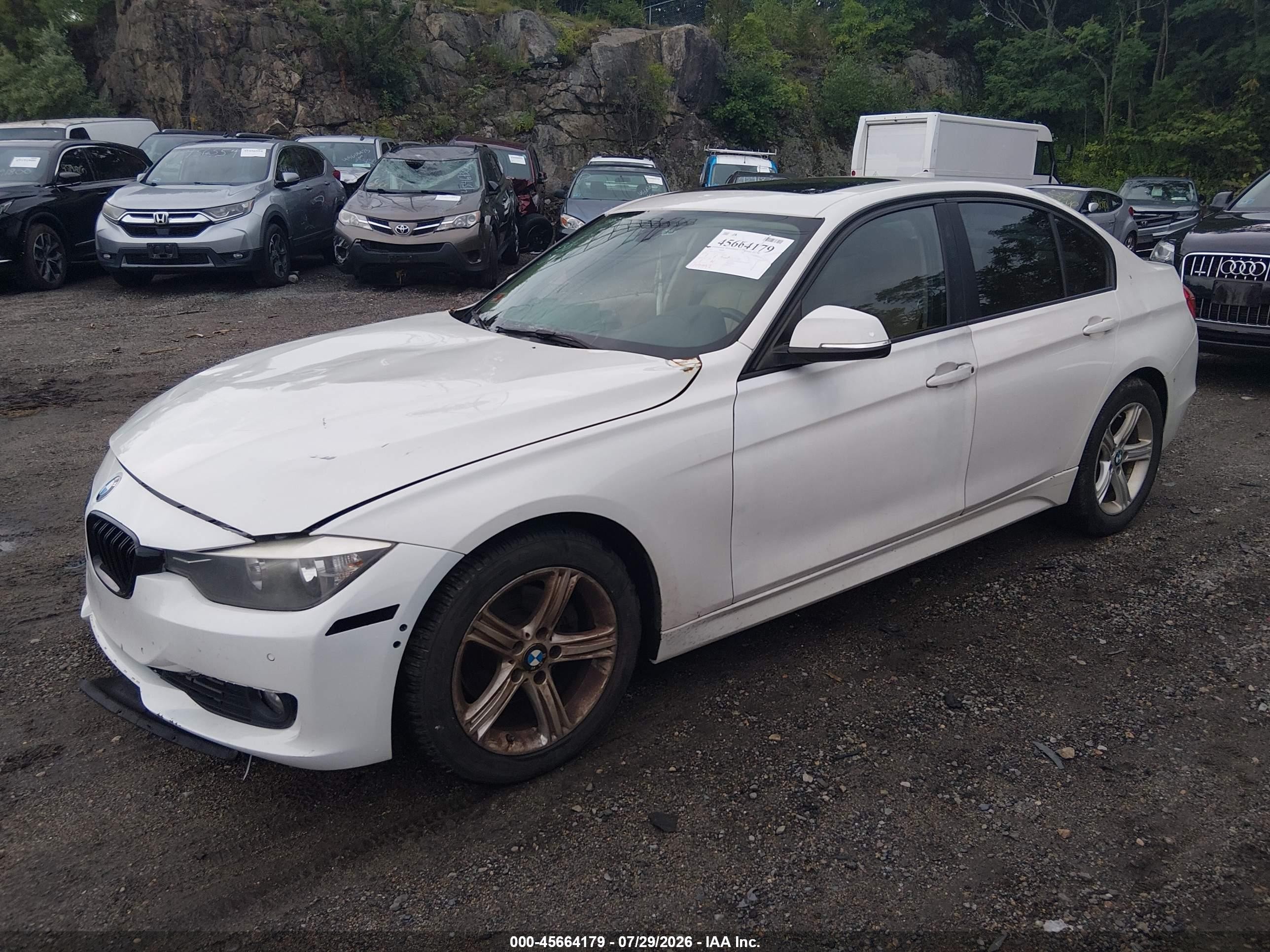2014 Bmw 328i Xdrive White vin: WBA3B5C55EP543710